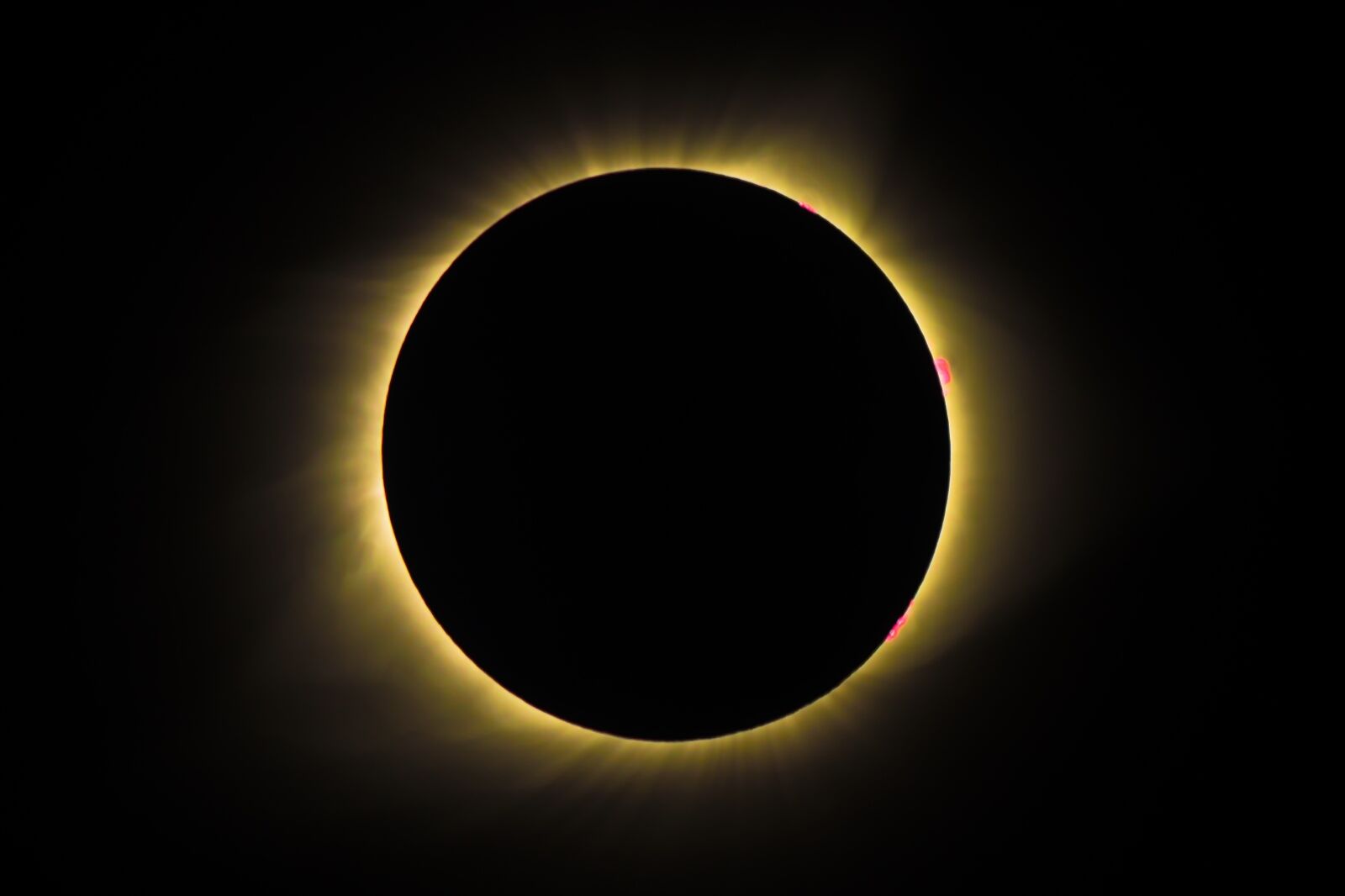 total solar eclipse viewed from mainland US