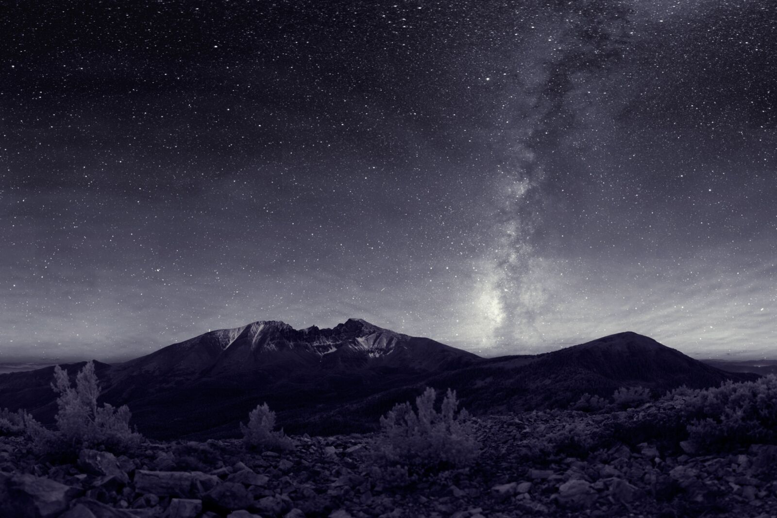 Stars over Great Basin National Park, Nevada one of the best national parks for stargazing 