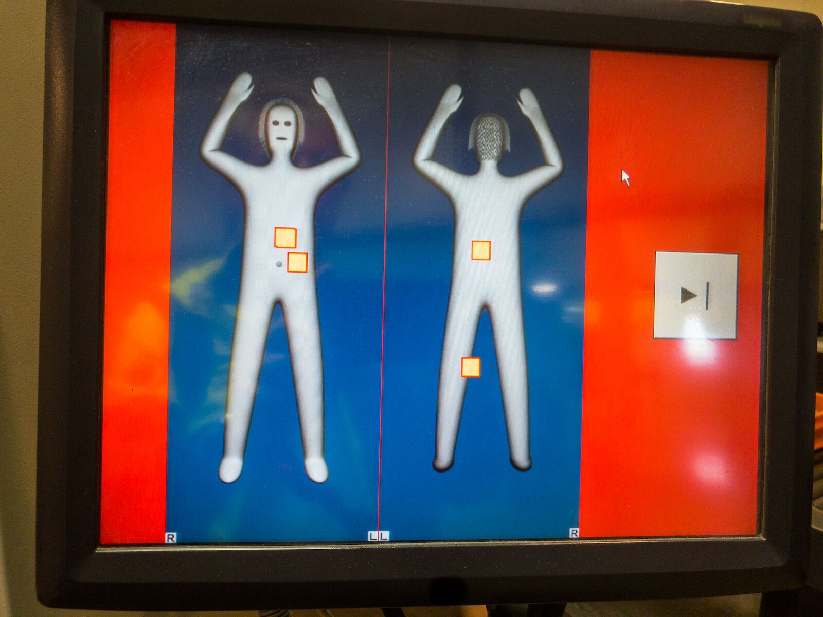 Full-body scanner at airports