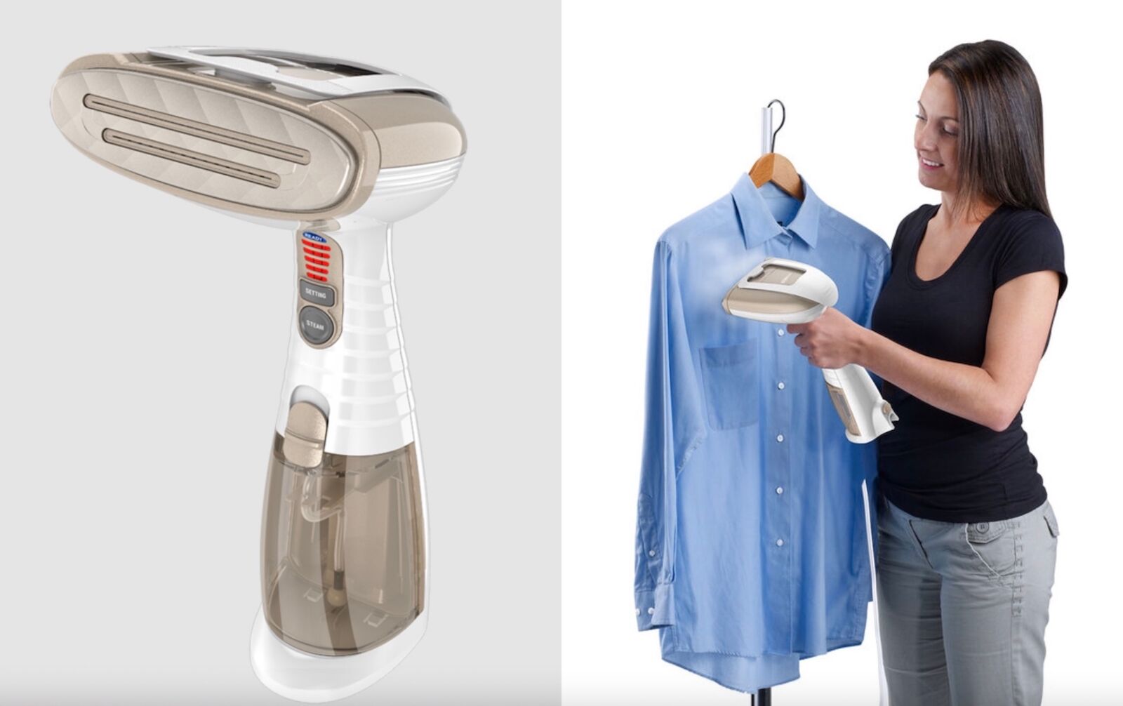 Conair steamer for crinkle-free travel clothes