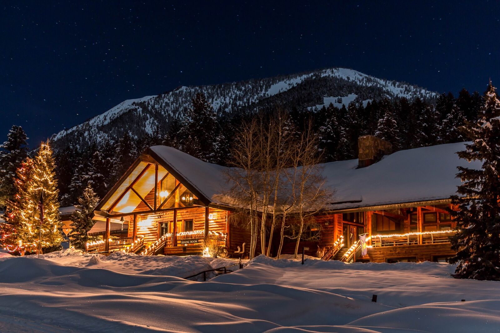 Lone Mountain Ranch a perfect christmas hotel 