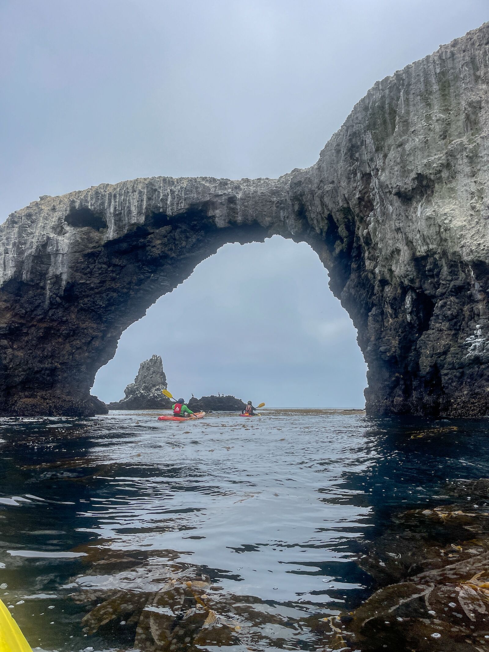 kayaking sea caves channel islands national park