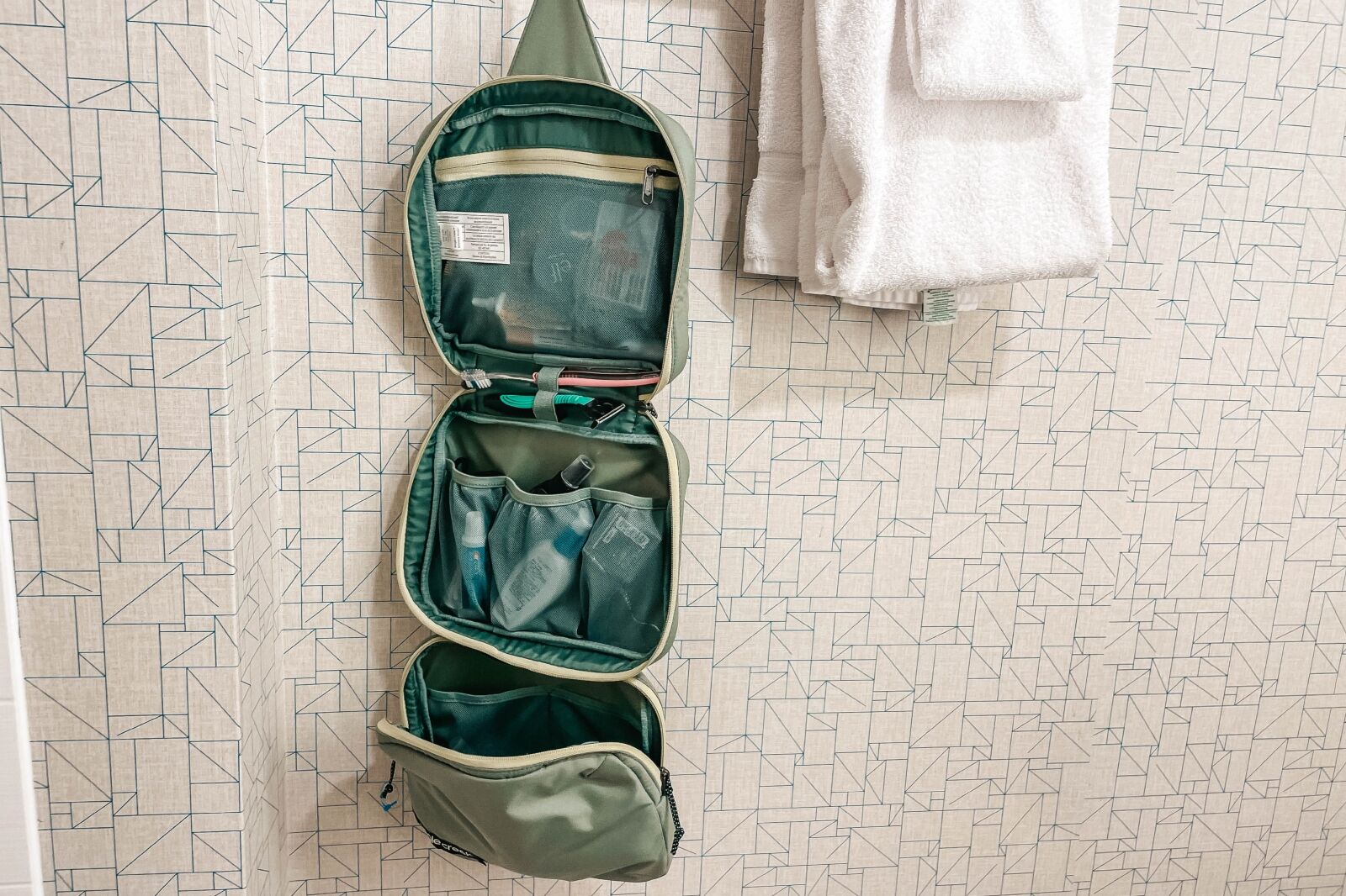 One of the best packing organizers Pack-It Reveal Hanging Toiletry Kit