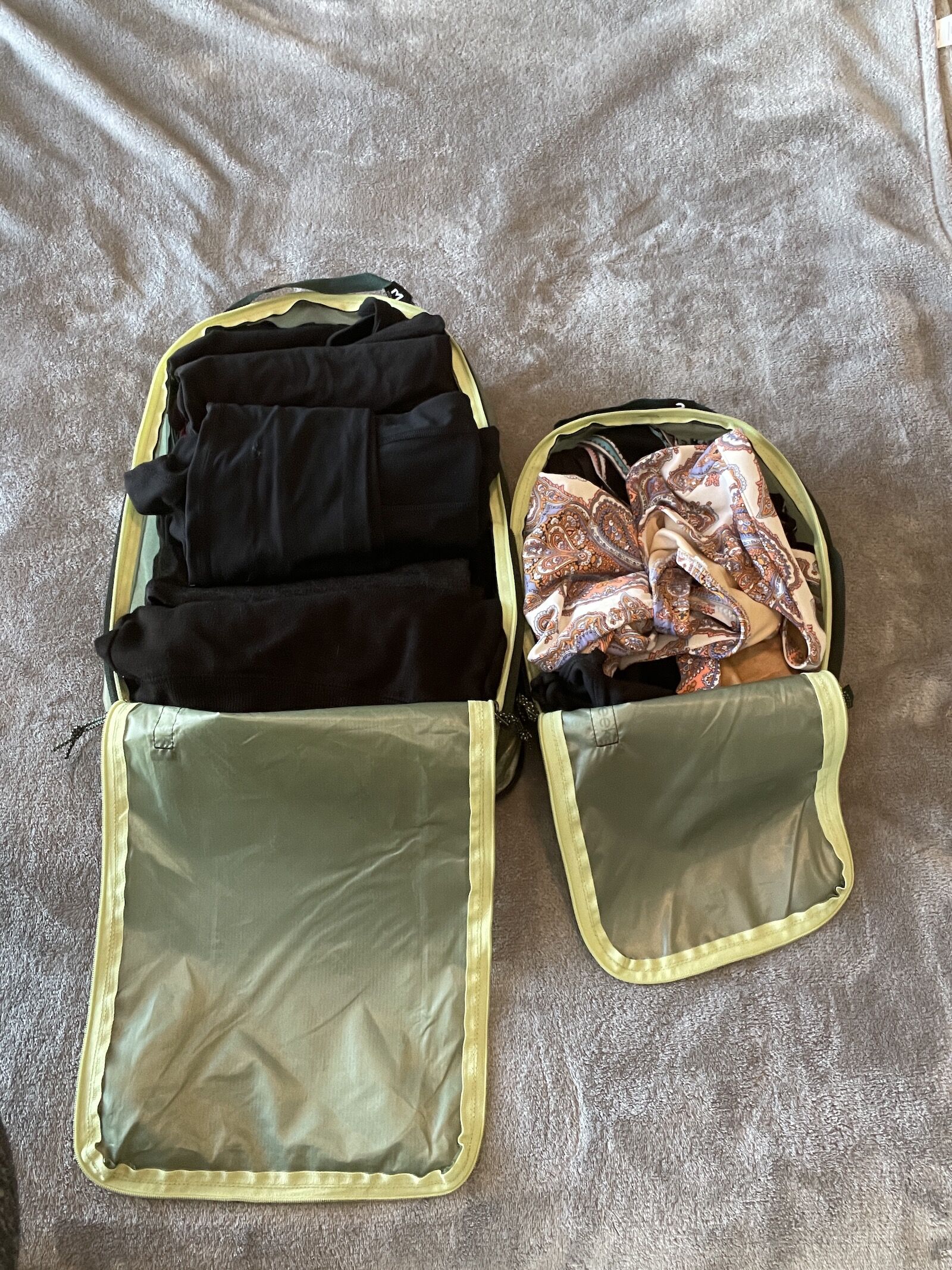 eagle creek pack-it isolate compression packing cubes with clothes