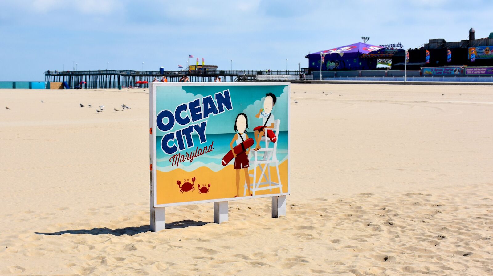 things to do in ocean city maryland - vintage beach sign