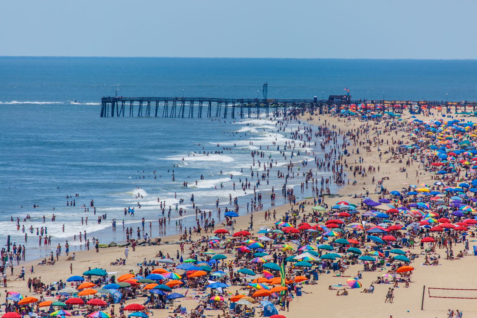 things to do in ocean city maryland - beach crowded