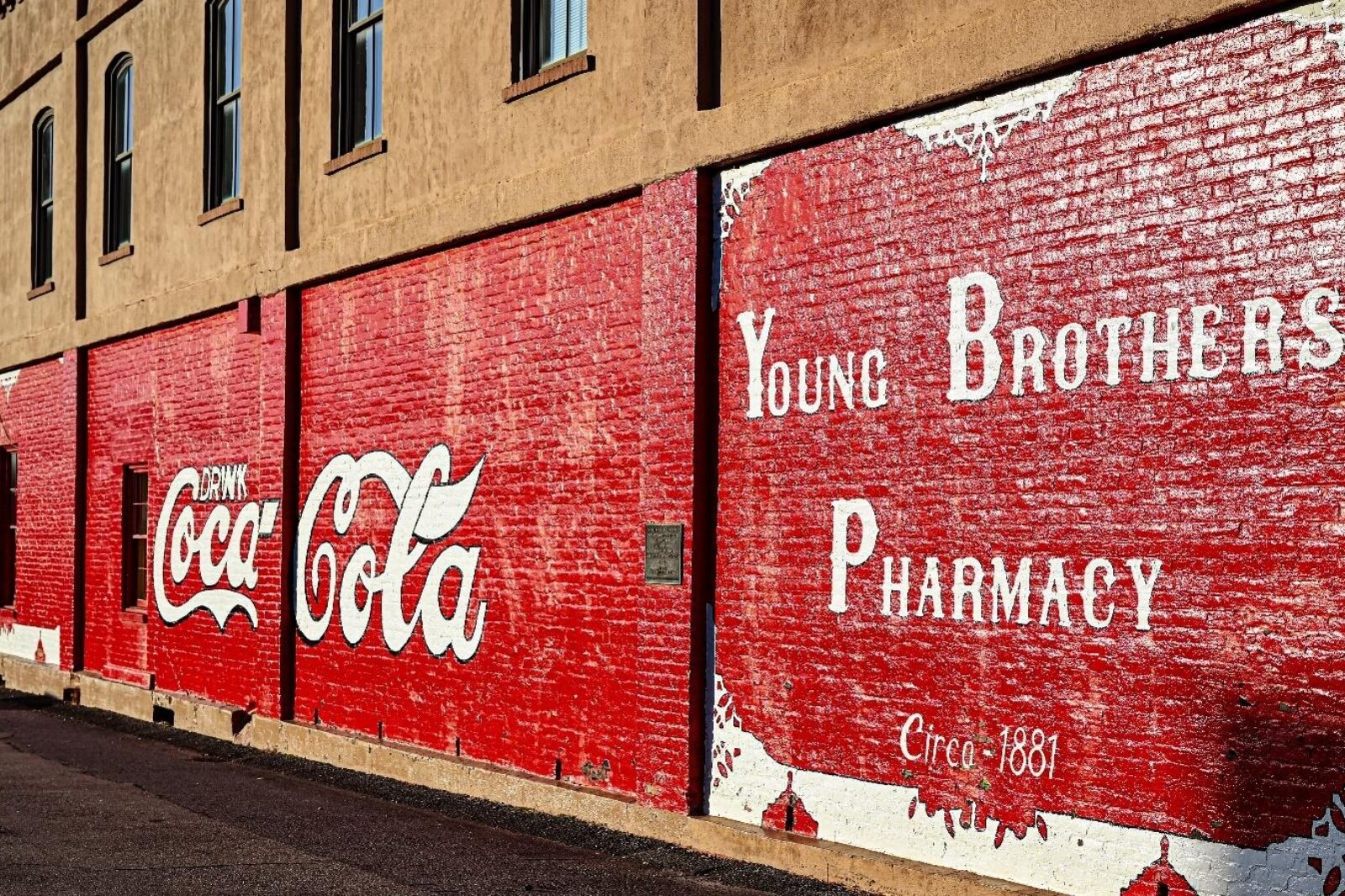 Coca Cola sign in Cartersville Georgia 