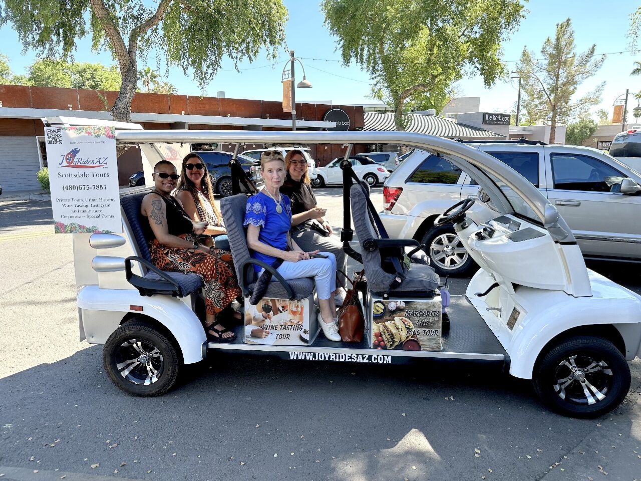Open air vehicle on gelato tour 