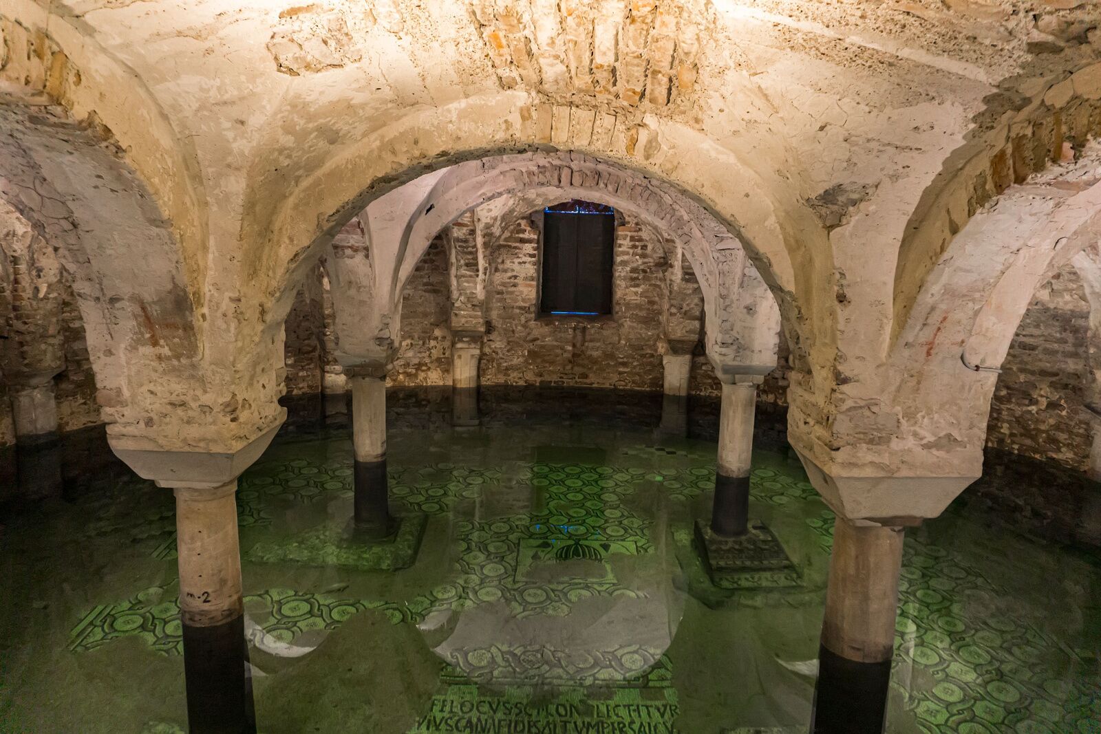 churches in italy ravenna st francis flooded crypt