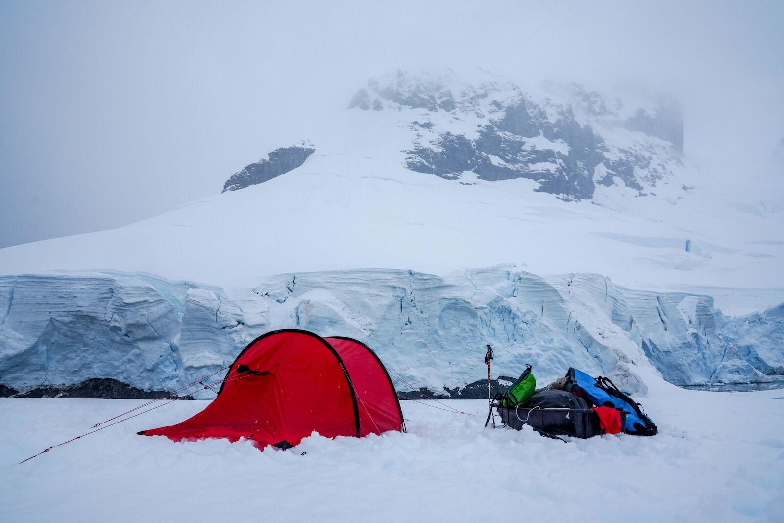DO NOT USE- just for one story in dec 2023. Camping in antarctica tent and camp gear