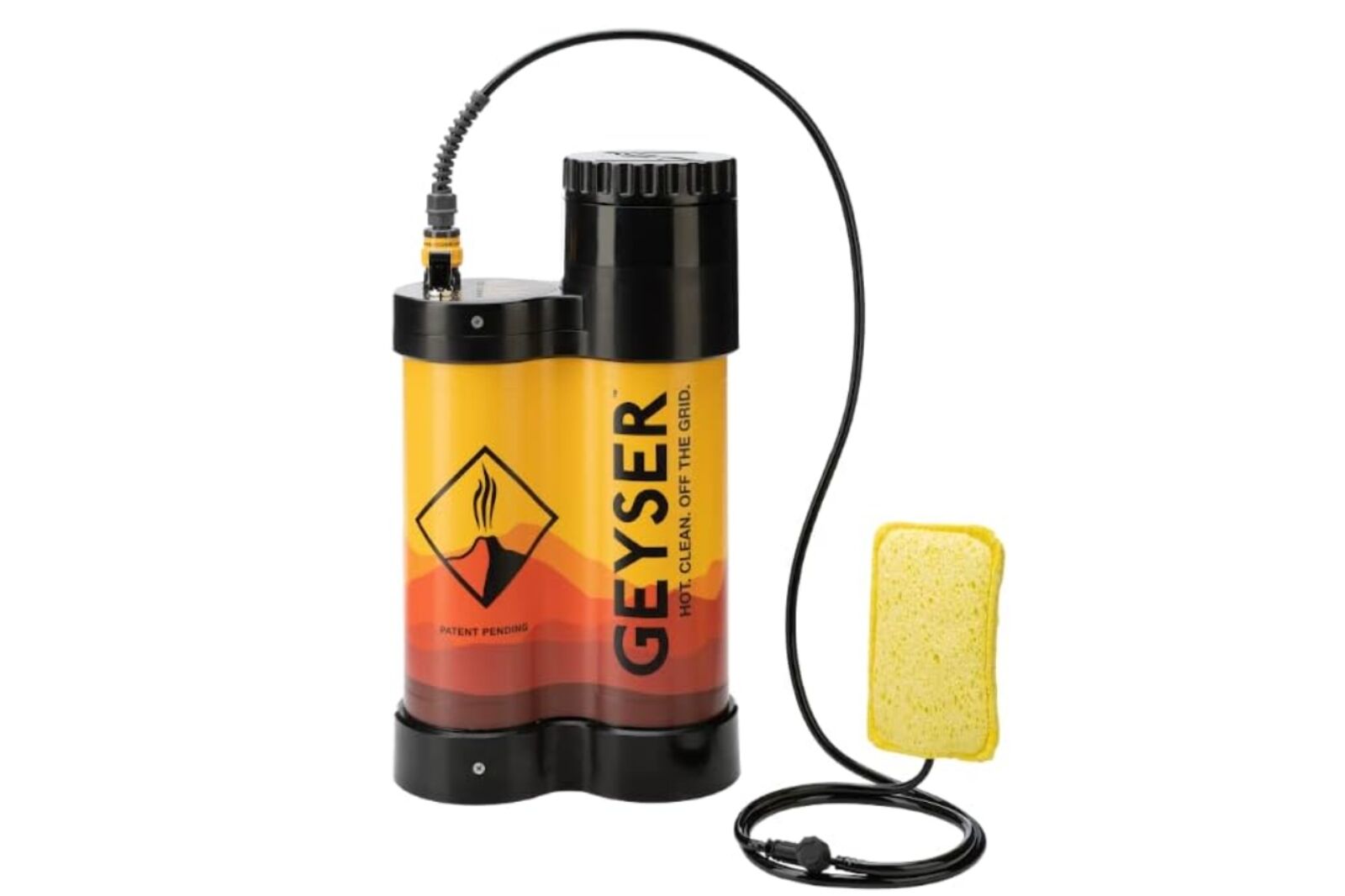 Geyser Portable Shower, Cleaning Kit, and Electric Heater