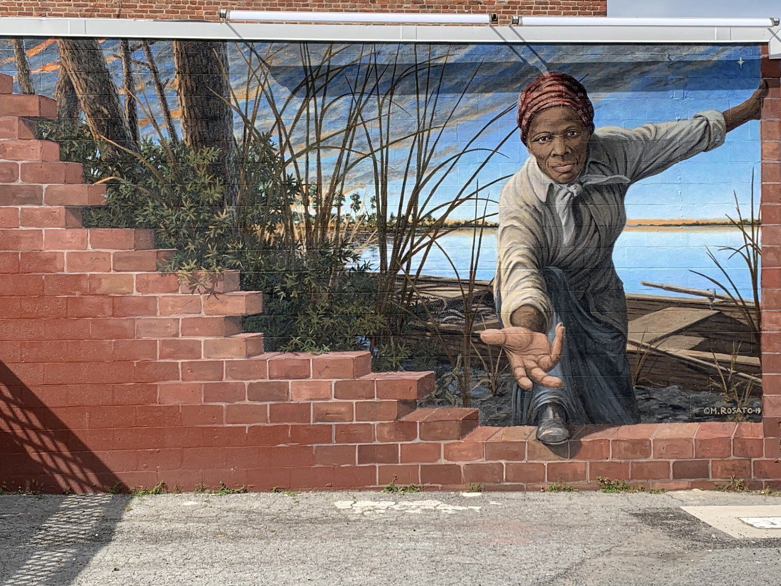 maryland black history - harriet tubman mural 