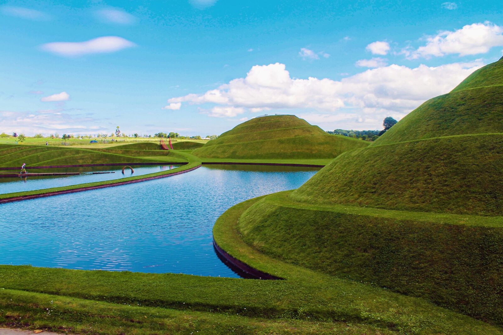 Jupiter Artland is a large unusual park with garden, rivers and sculptures