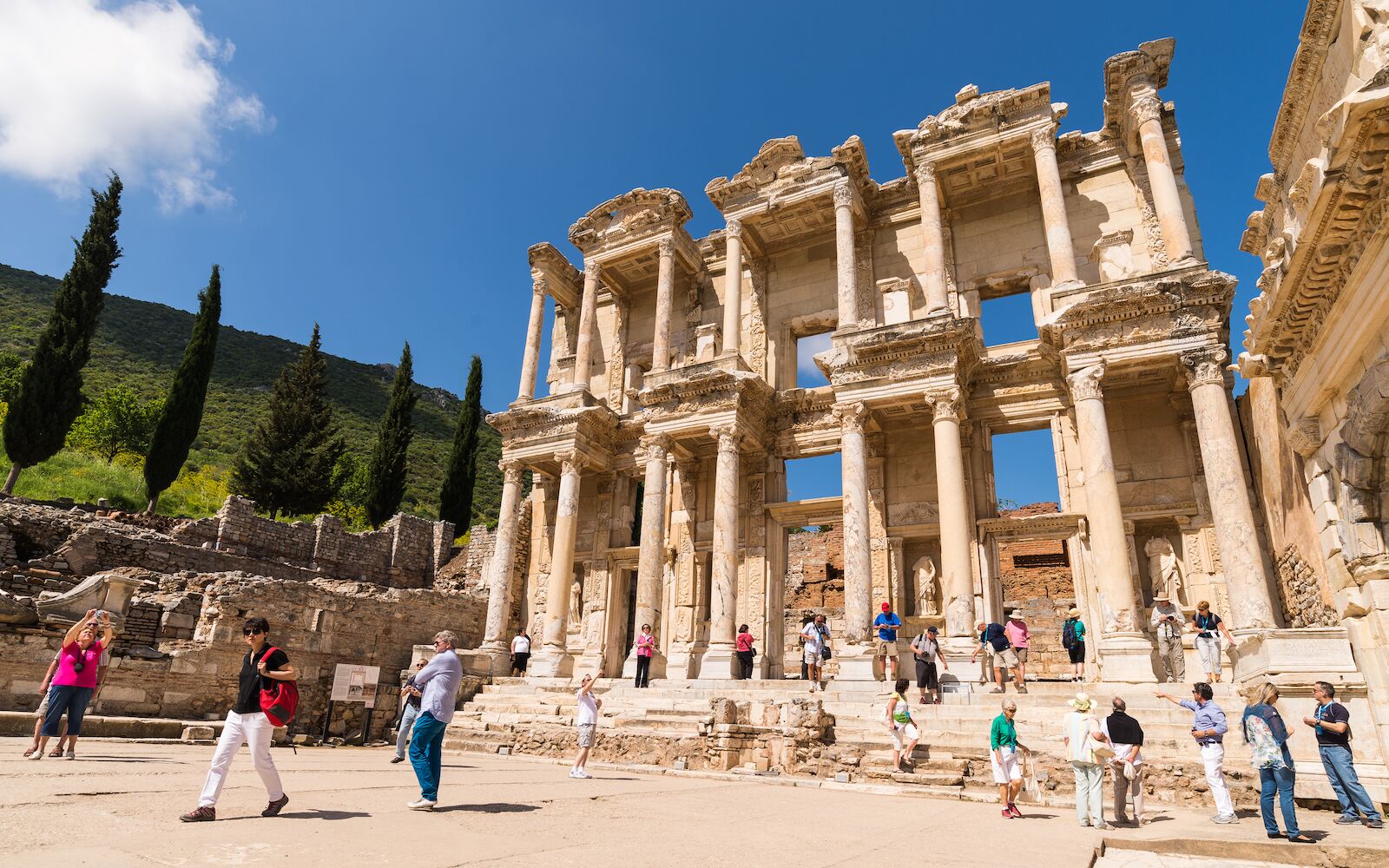Ephesus in Türkiye is the location of many cruise ship excursions
