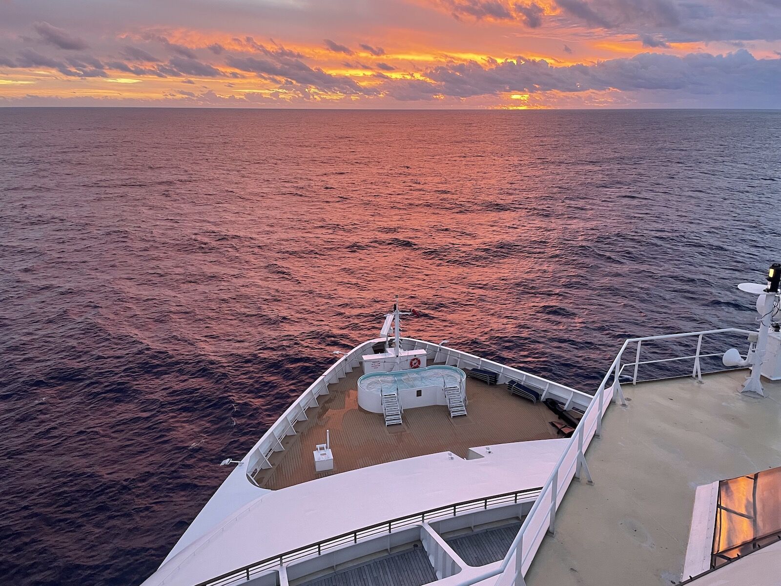 africa cruises - sunset near madagascar