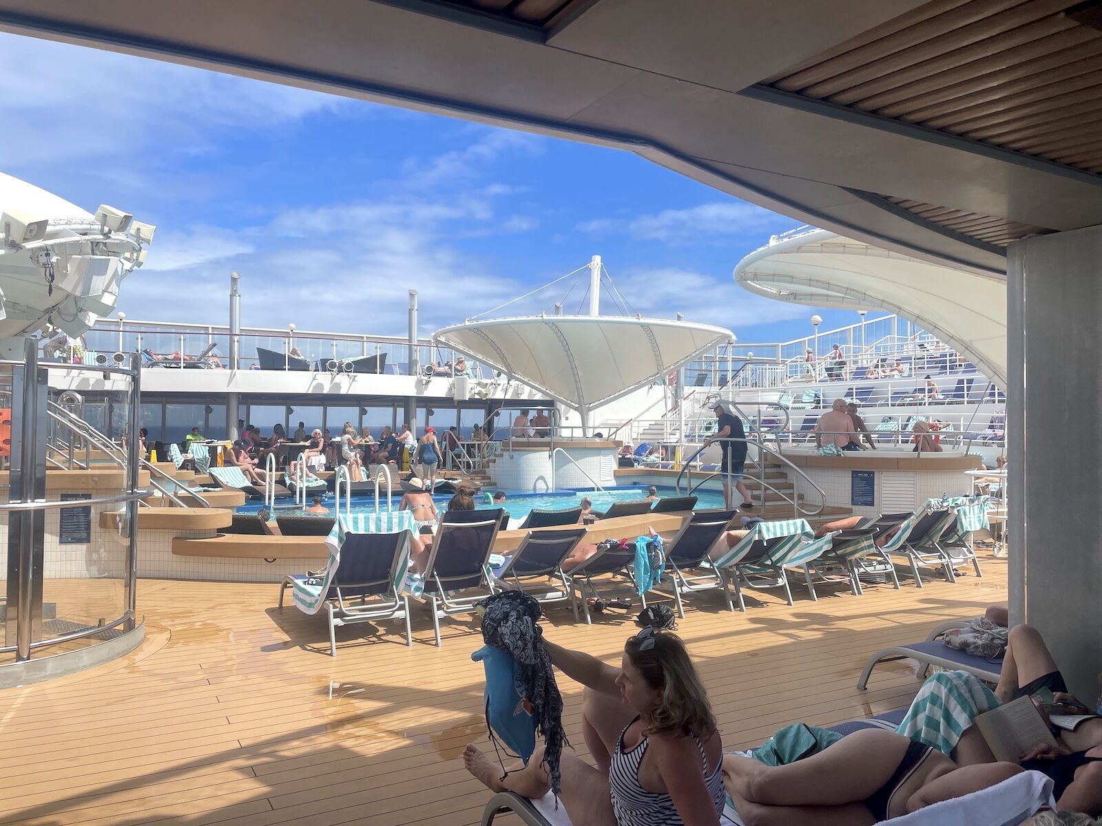 africa cruises - pool area 
