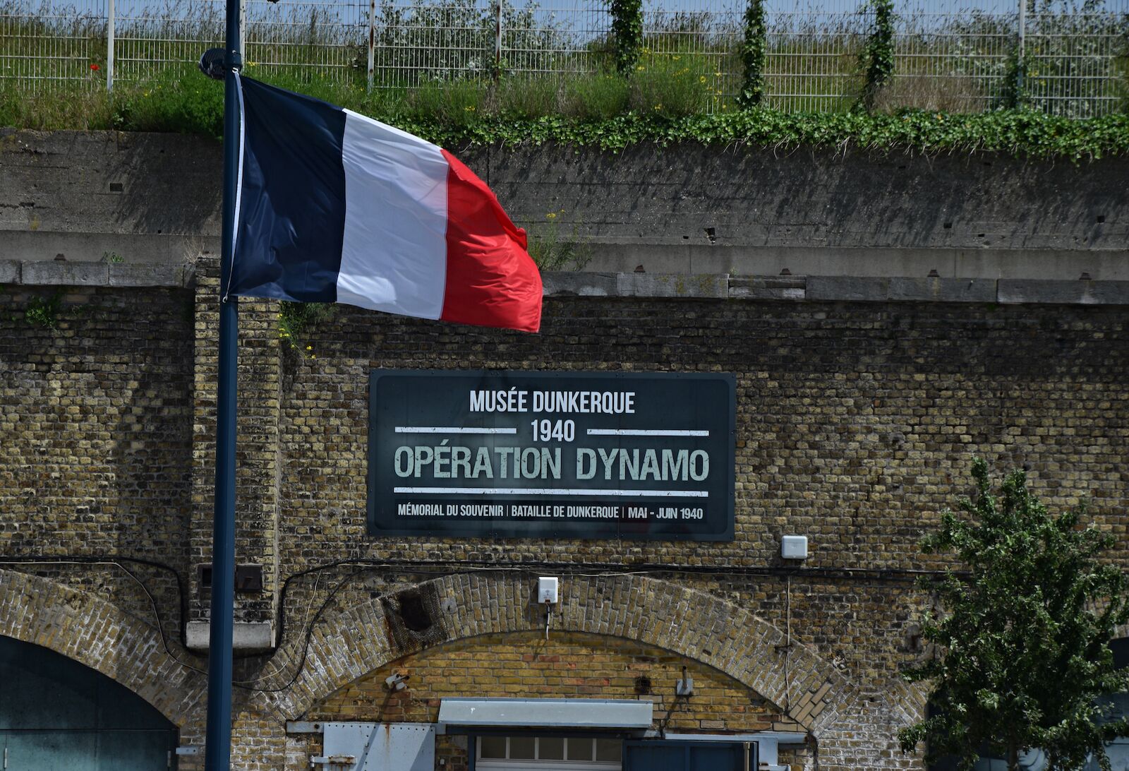 The facade of the Musée Dunkerque 1940 - Operation Dynamo in Dunkirk, France