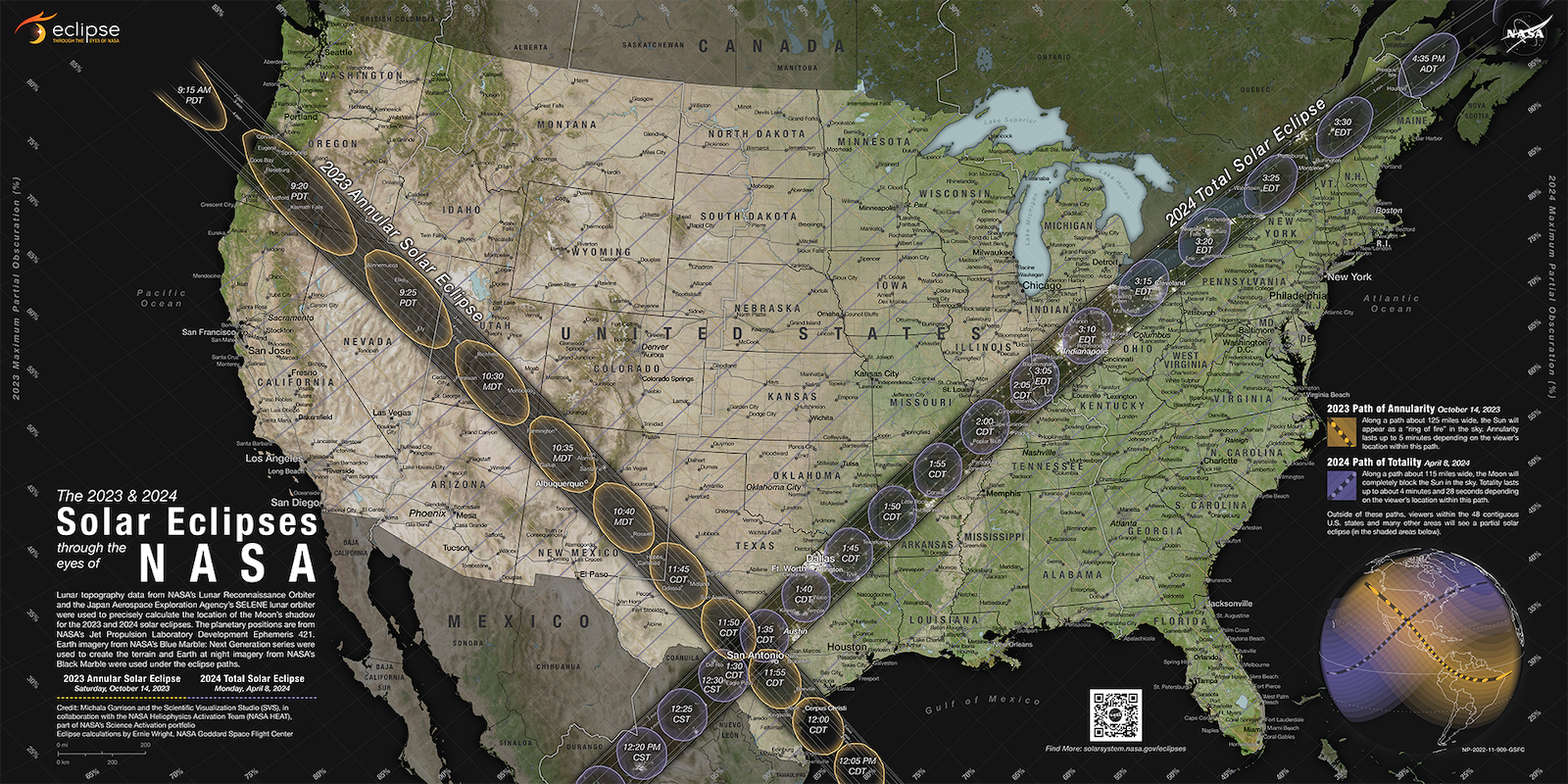 hotels still available for 2024 solar eclipse -nasa map 