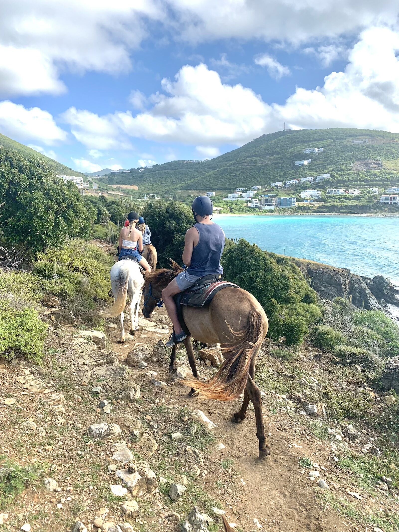 Horseback riding on St. Maarten