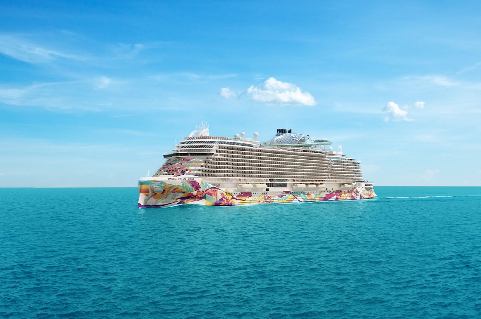 Norwegian Cruise Line will launch the Norwegian Aqua in March 2025