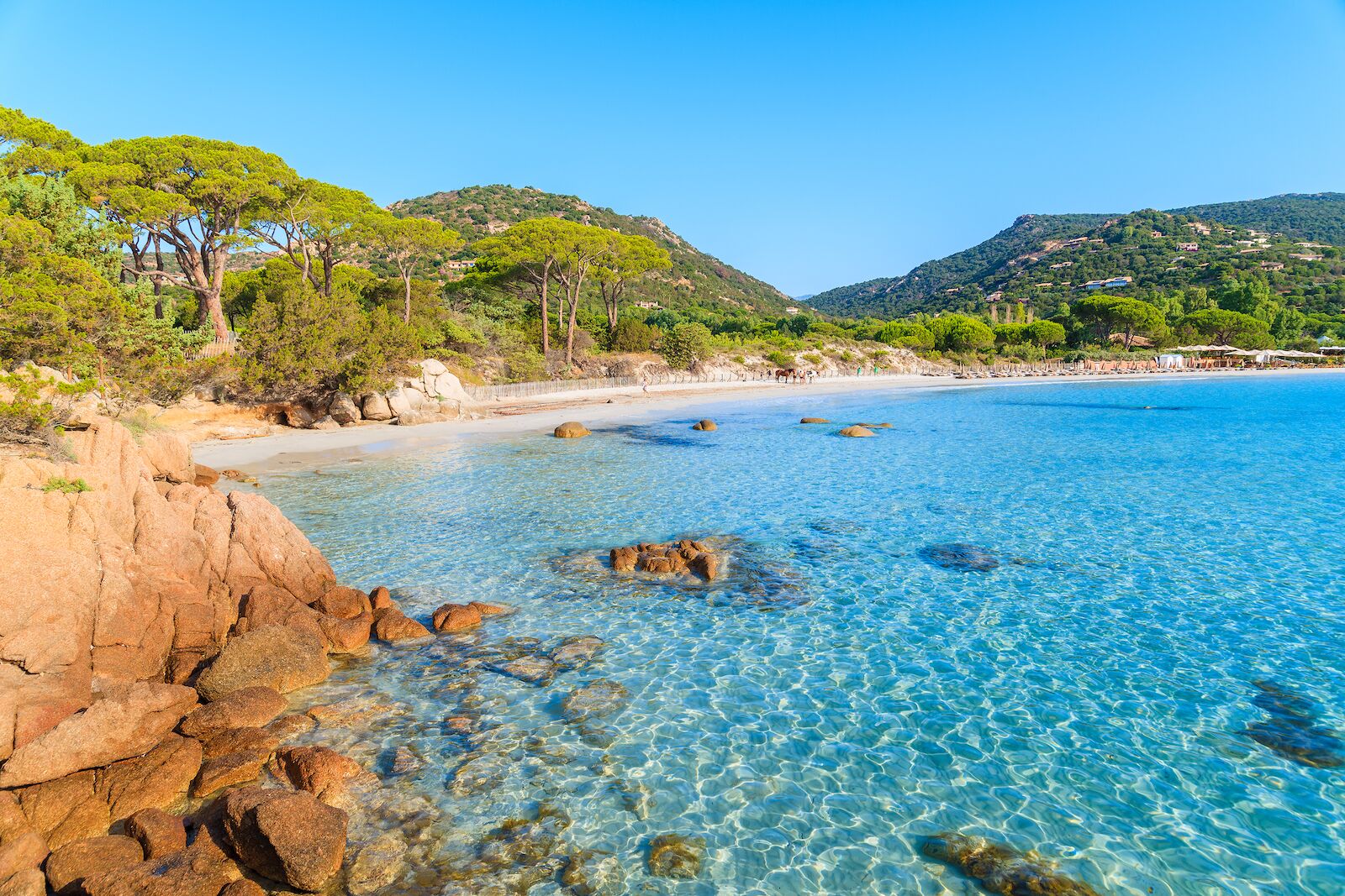 Beach in Corsica, France