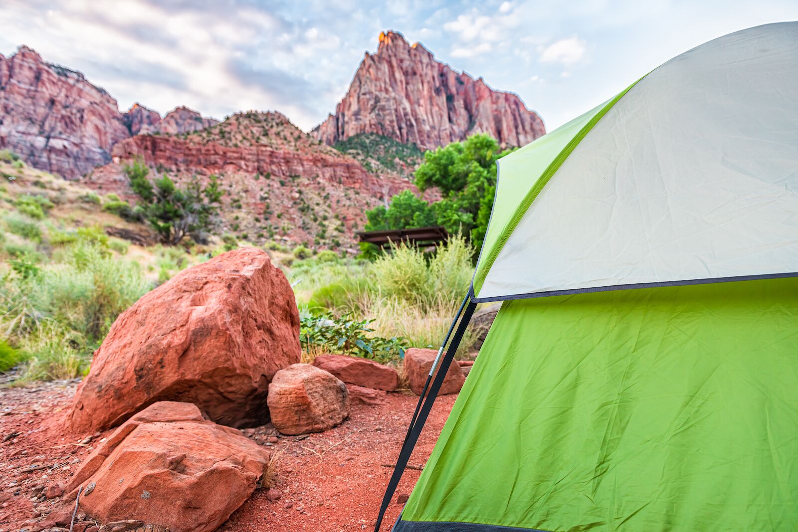 popular parks for. tent camping - zion
