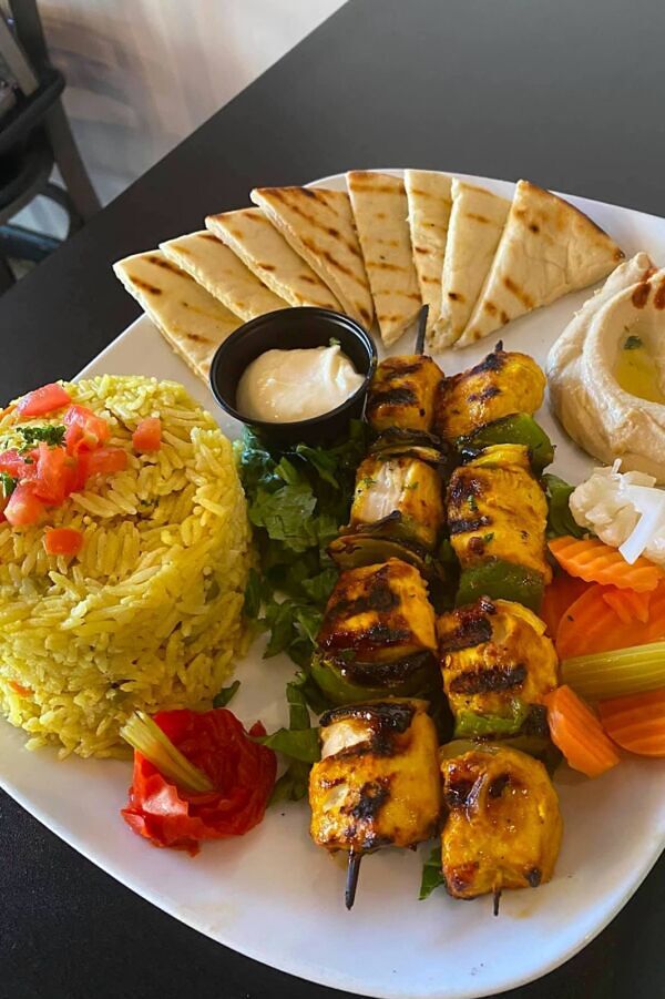 Dish at Yahya's Mediterranean Grill and Pastries one of the best restaurants in Denver 