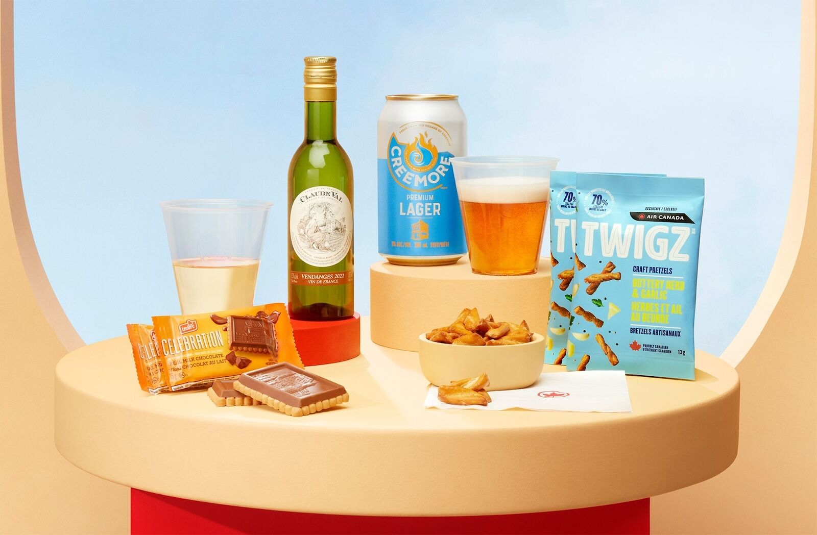 Free beer, wine, and snacks on Air Canada flights to Canada and the US
