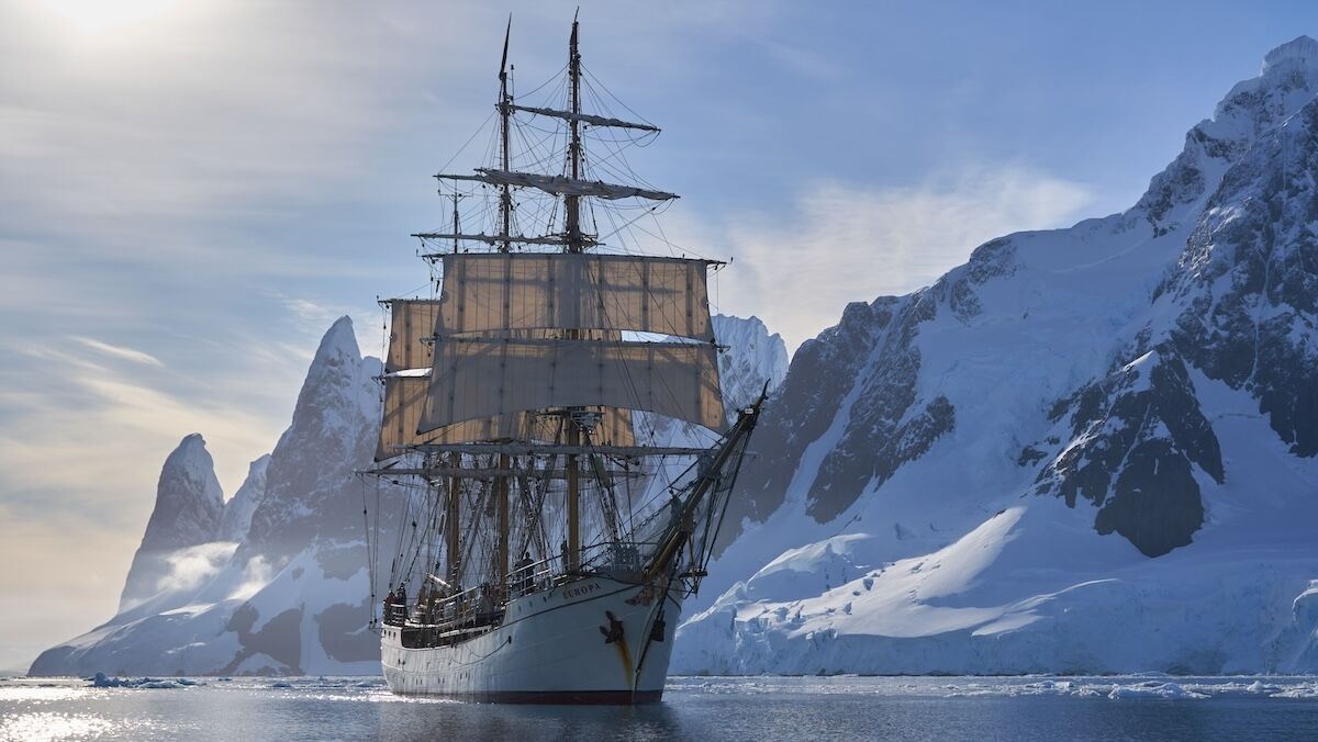 Bark EUROPA Is the Only Tall Ship That Takes Travelers to Antarctica