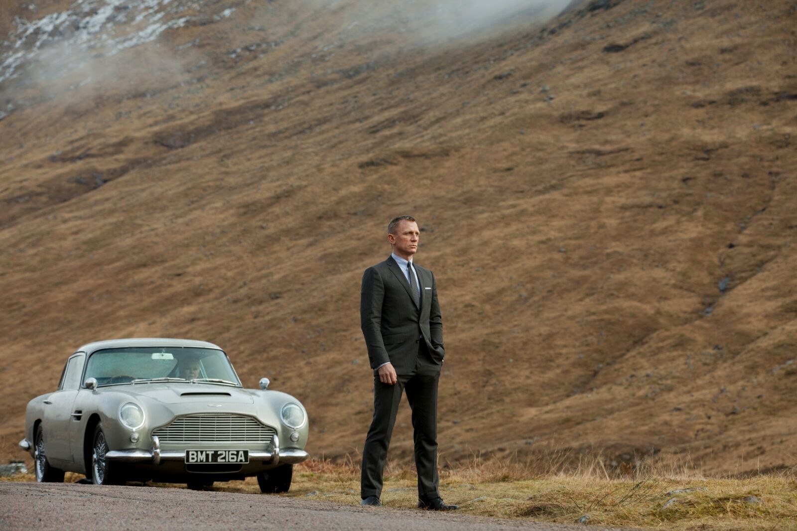 Daniel Craig in Scotland playing James Bond