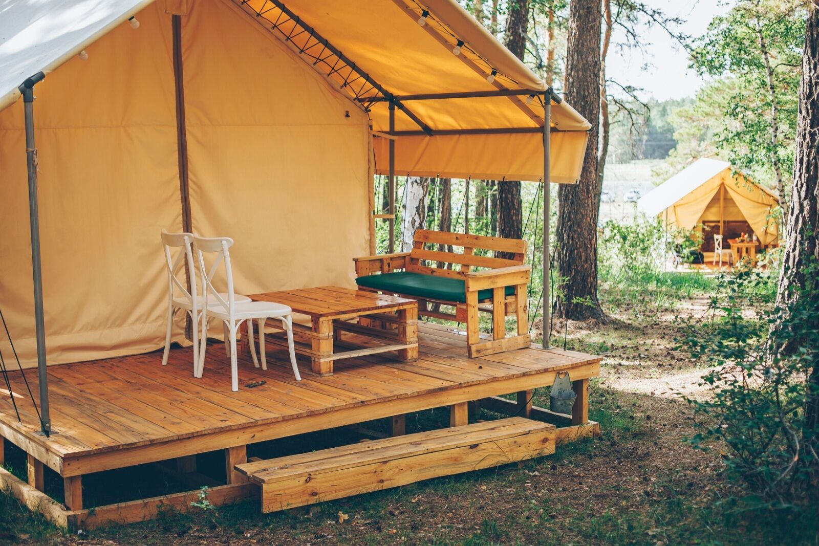 hipcamp weather guarantee - glamping tent