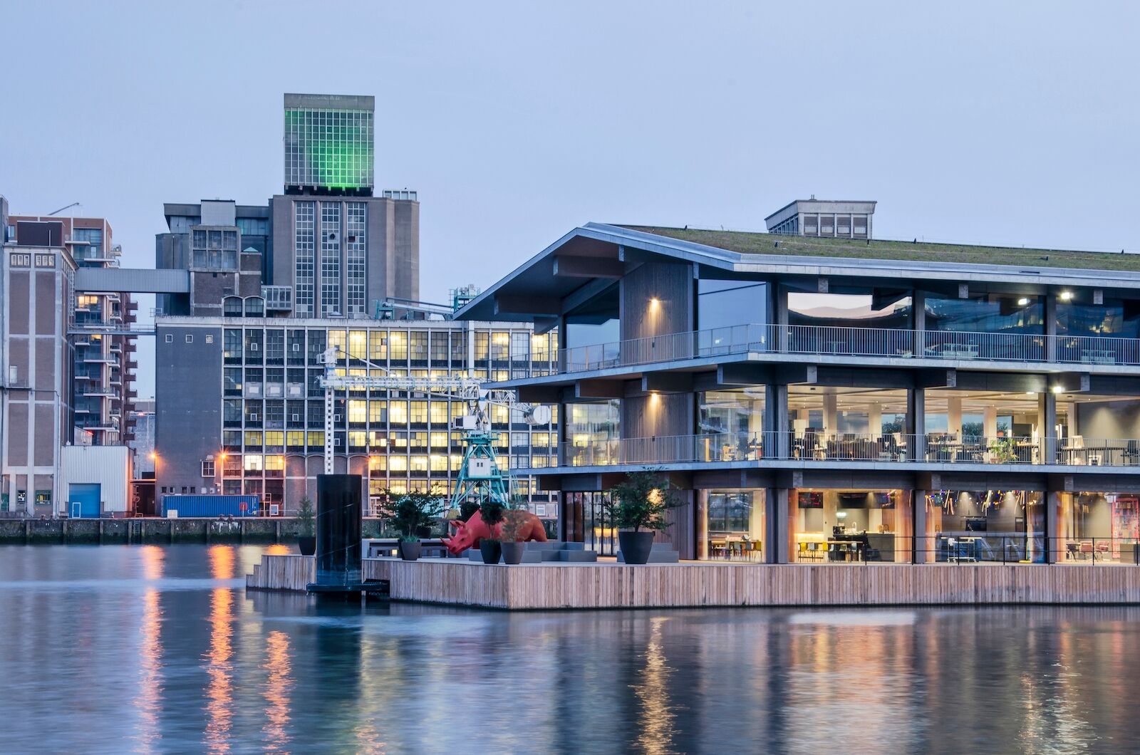 rotterdam floating office building