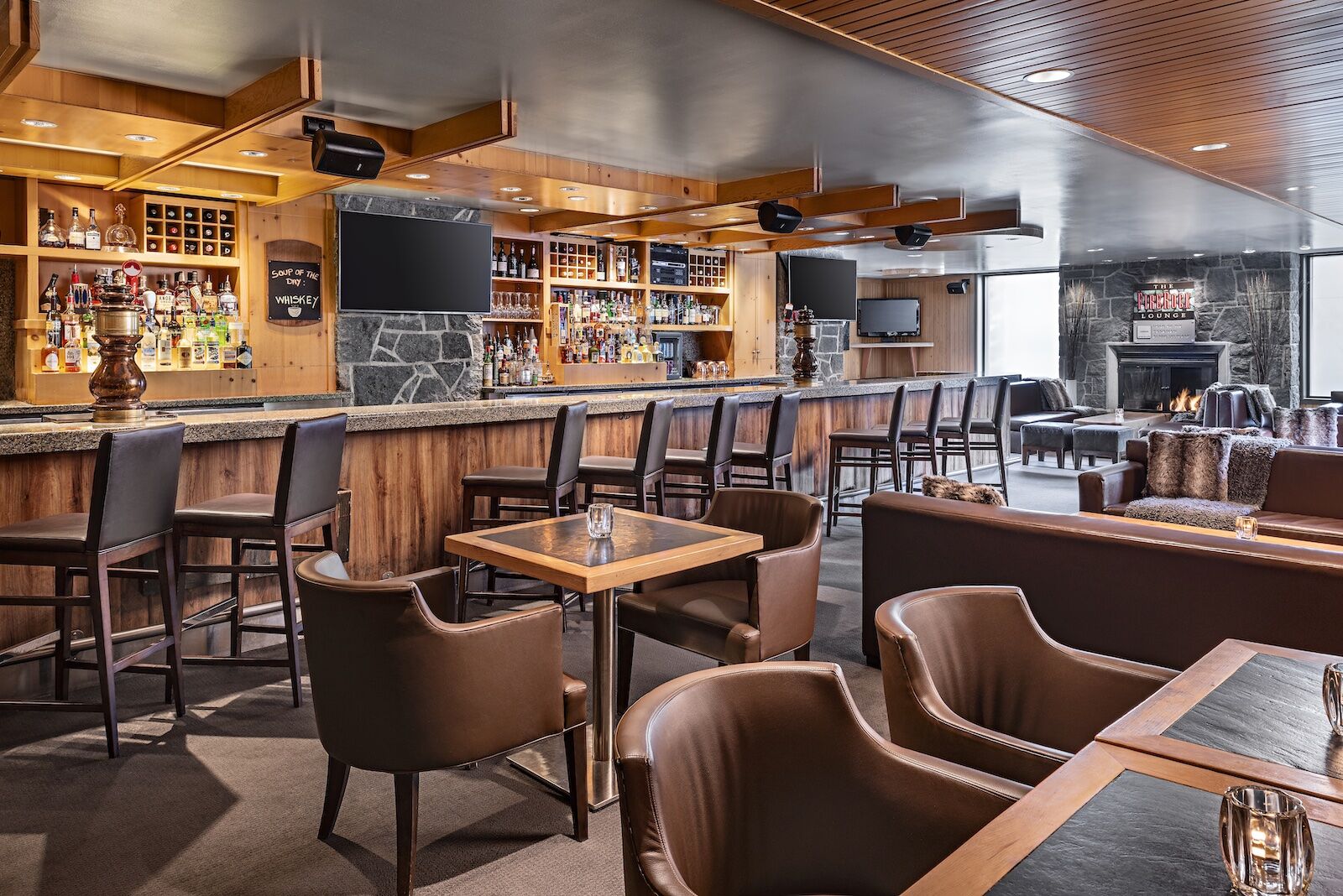 westin whistler review - fire rock lounge