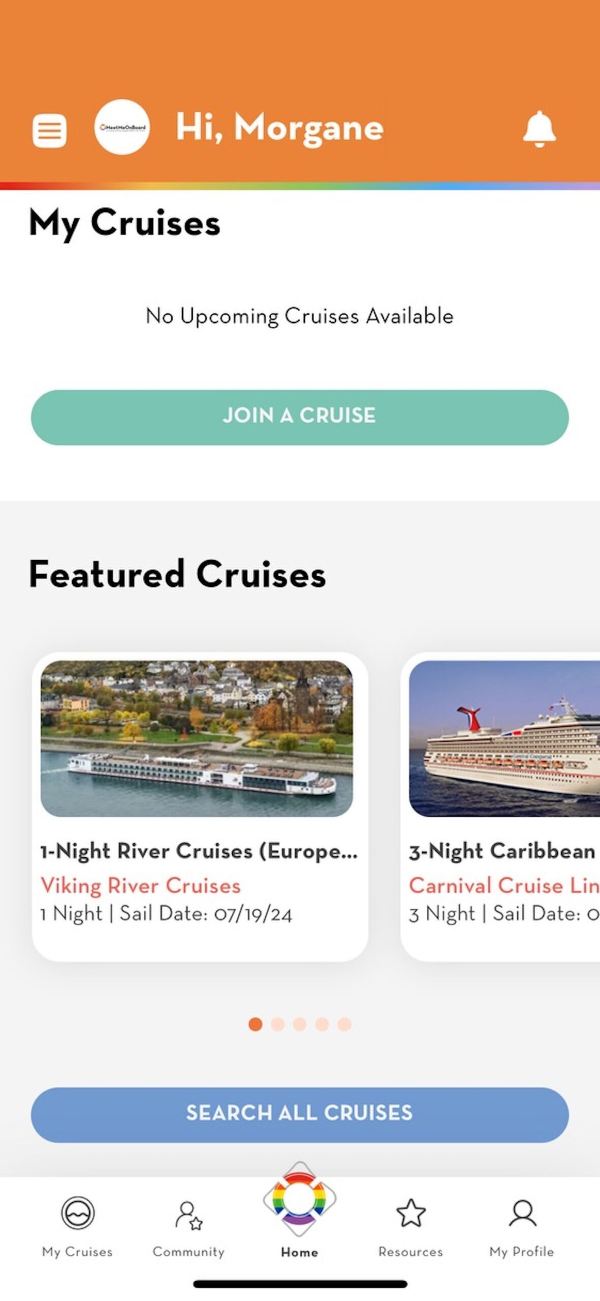 Meetmeonboard app for LGBTQ+ cruisers