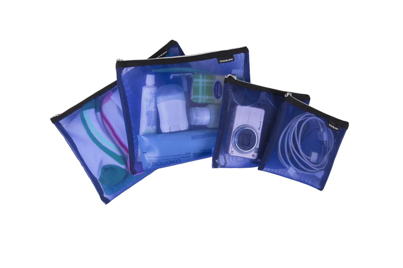 Travelon Set of 4 Mesh Pouches