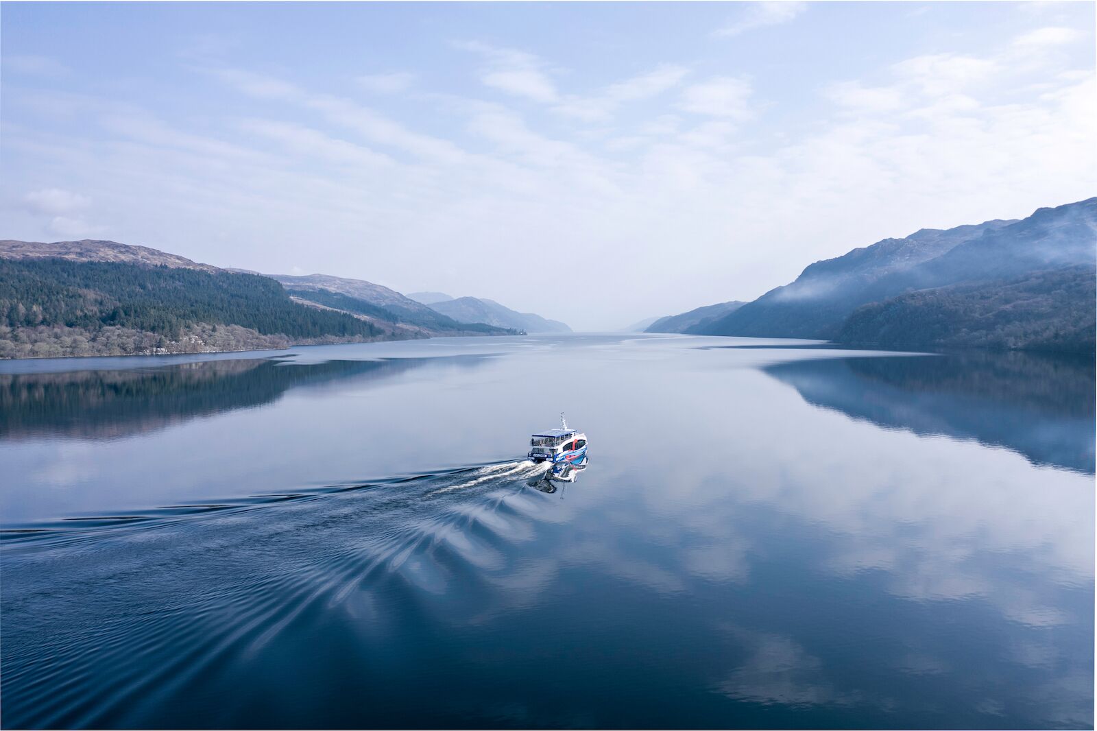 boat on loch ness