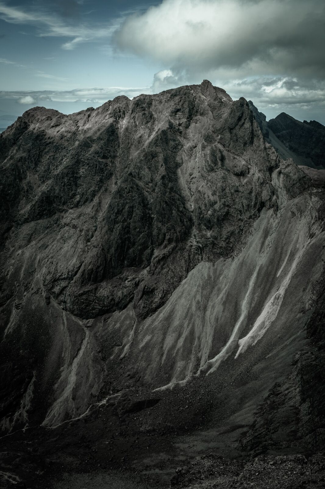 Sgurr Dearg the Inaccessible Pinnacle on the Cuillin Ridge, Isle of Skye