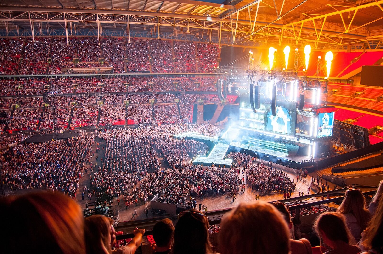 Concert at a stadium