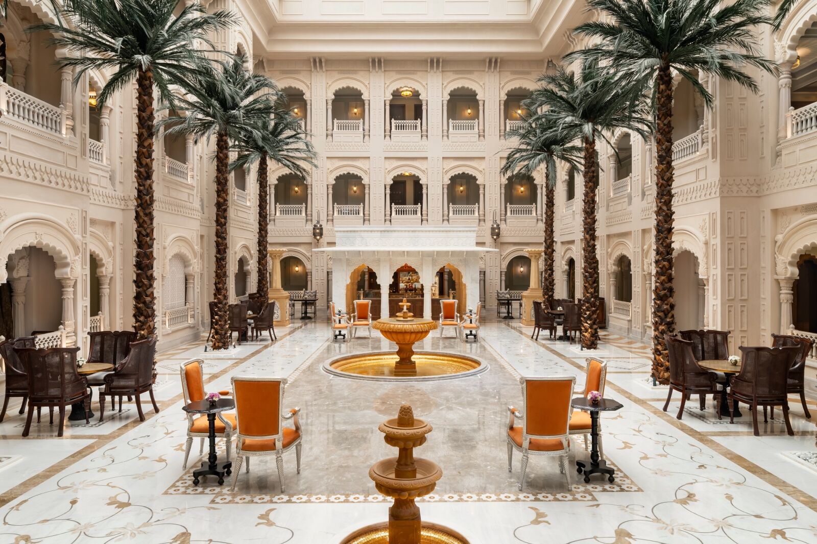 Lobby at Raffles Jaipur in Jaipur India, a new hotel for 2024