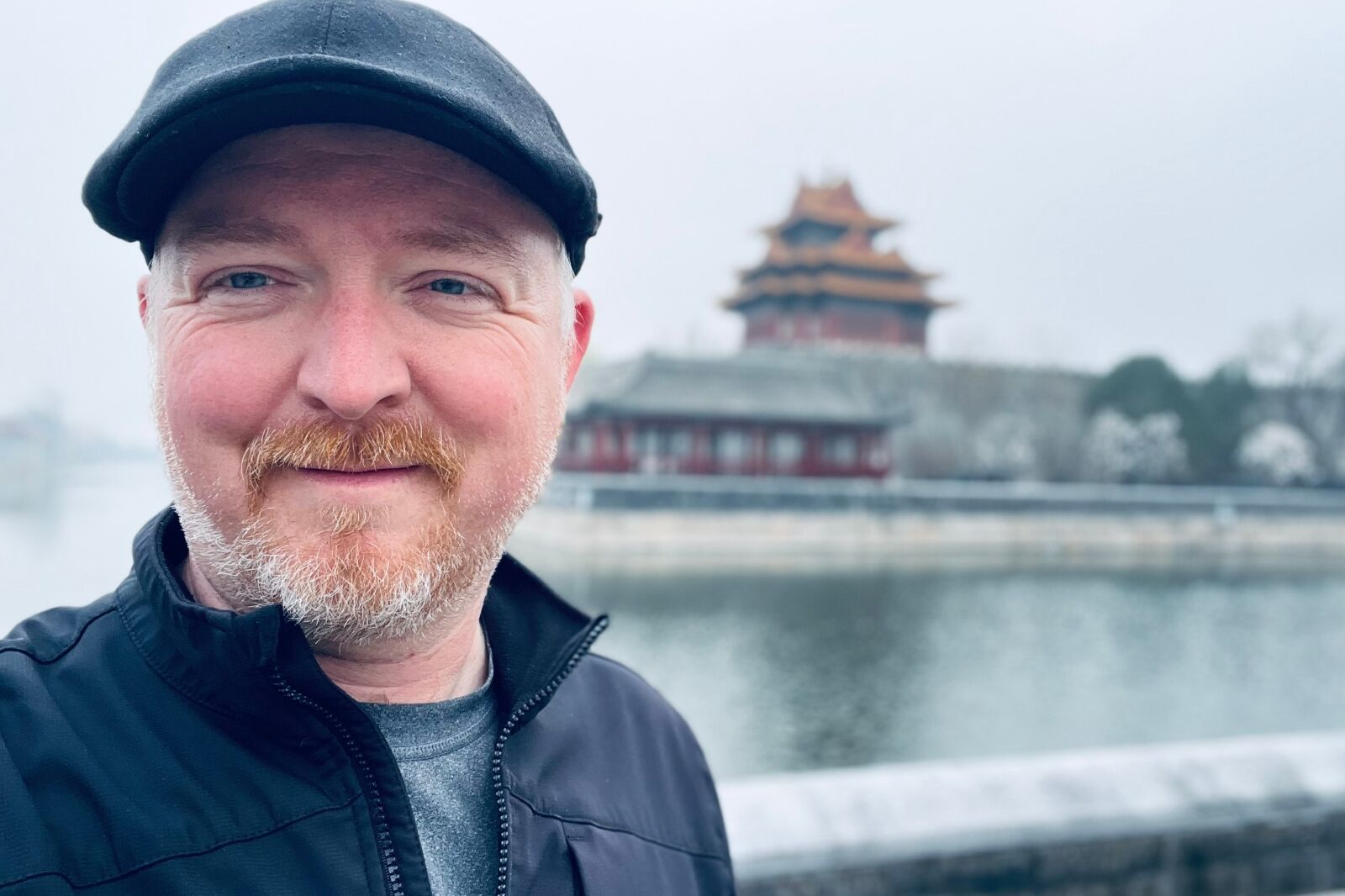 Robert Isenberg in the Forbidden City, Beijing