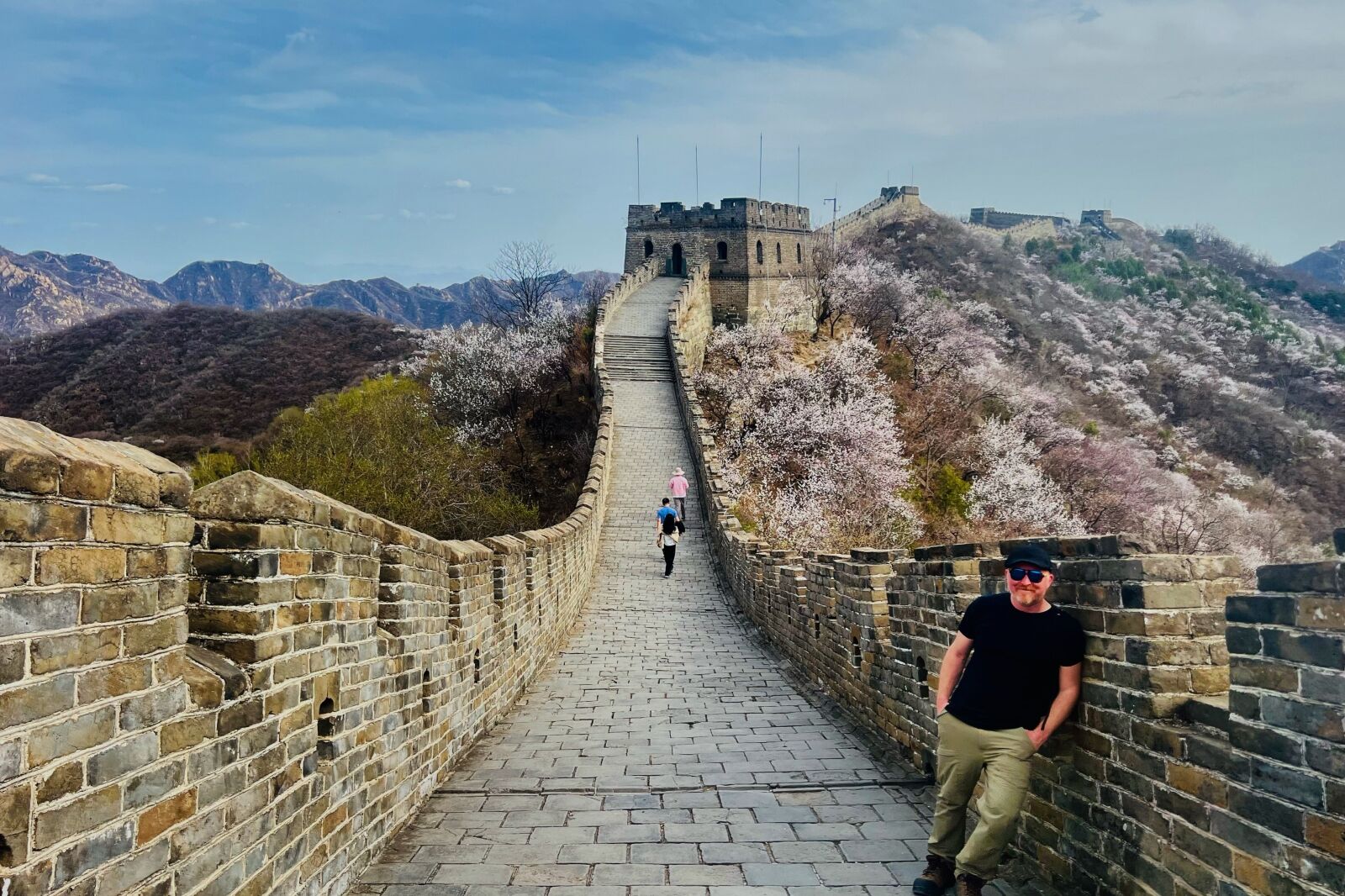 Robert Isenbeg at the Great Wall of China