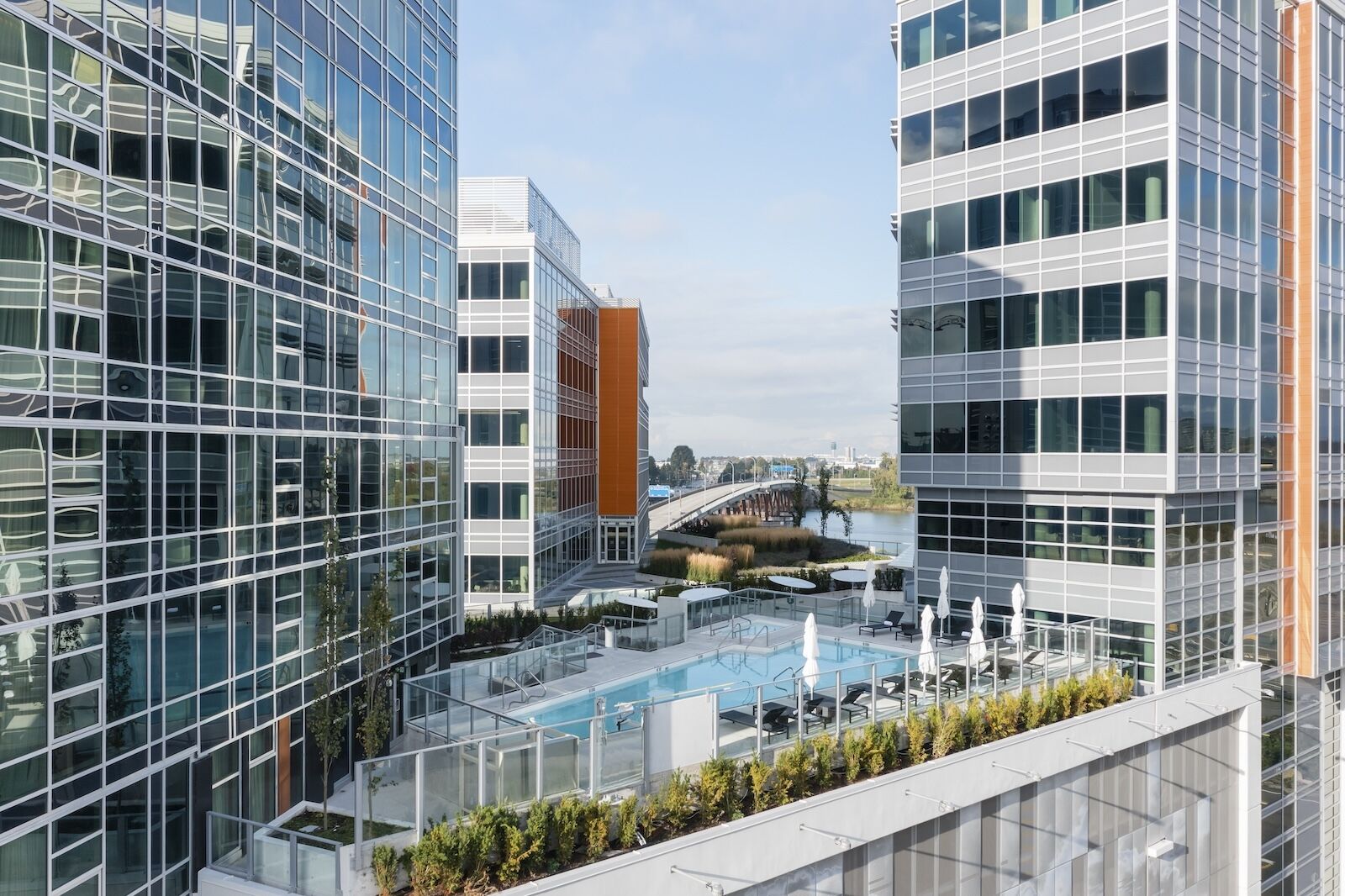 Pool at the Versante Hotel in Vancouver