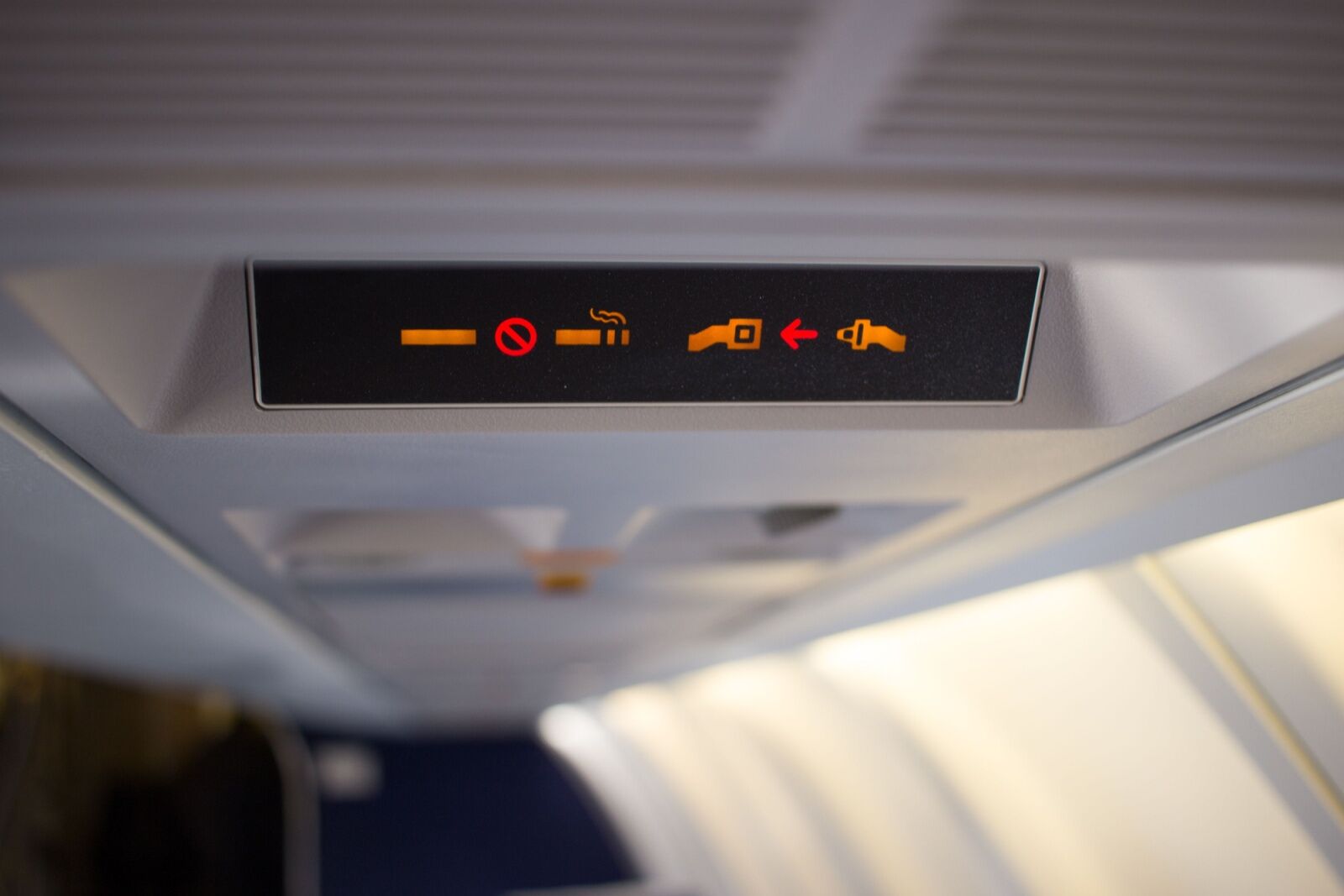 seatbelt sign - airplane ramen article