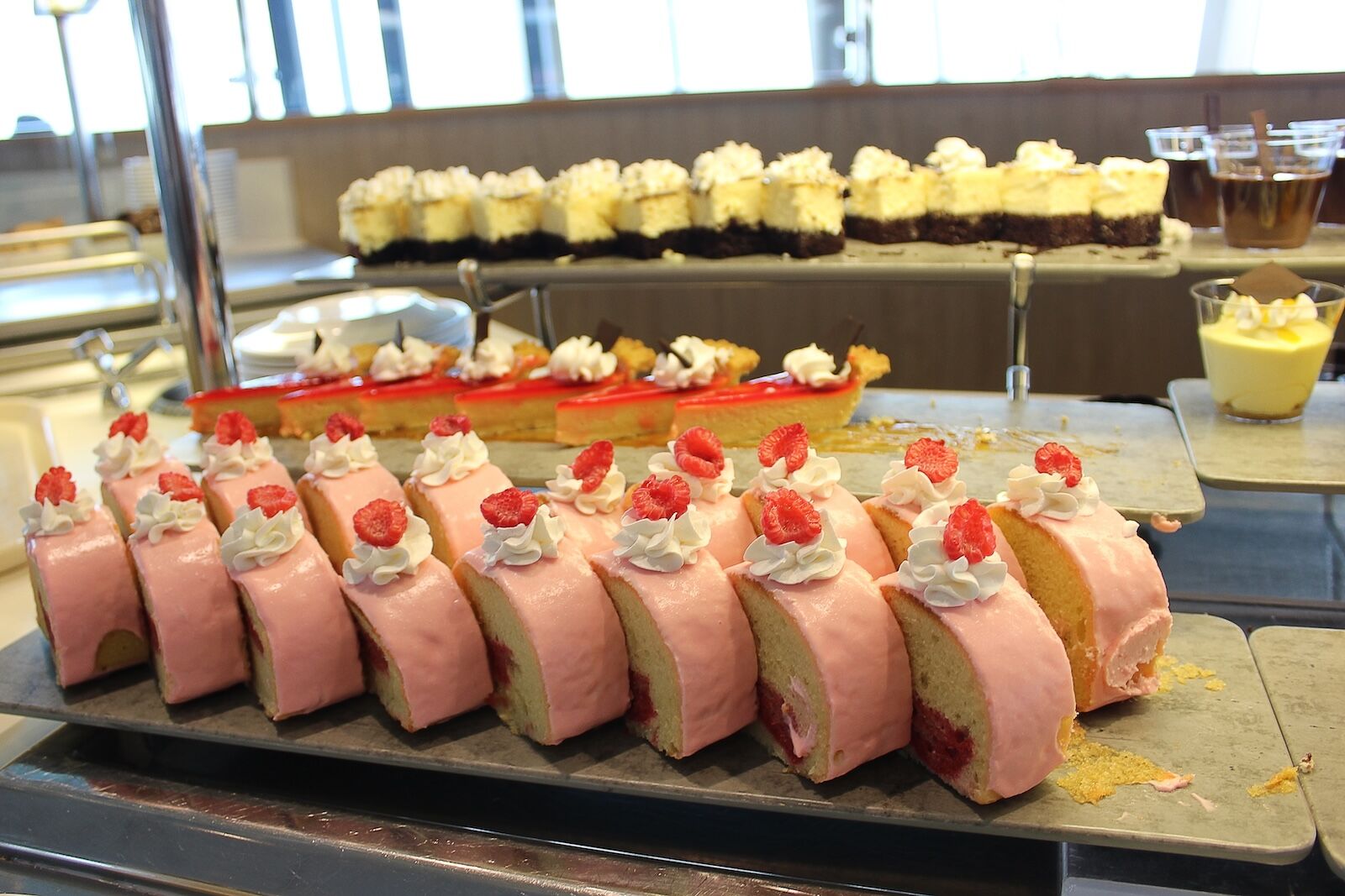 dessert buffet on cruise ship