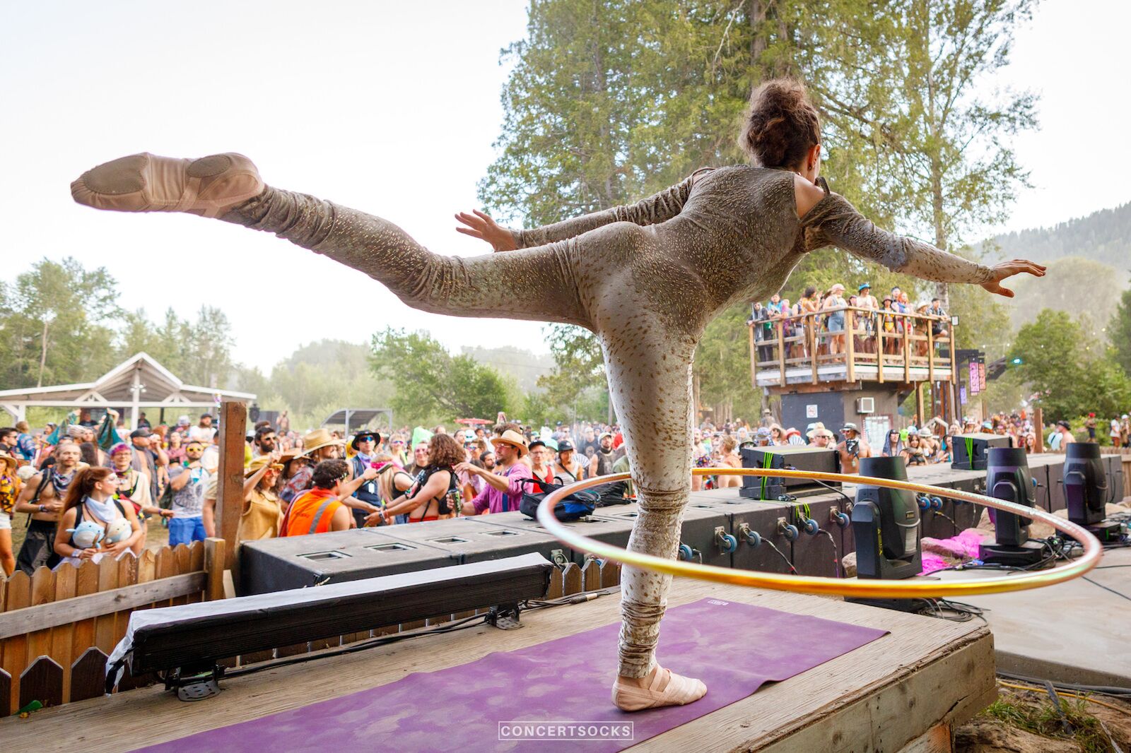 sober music festival - shambhala person