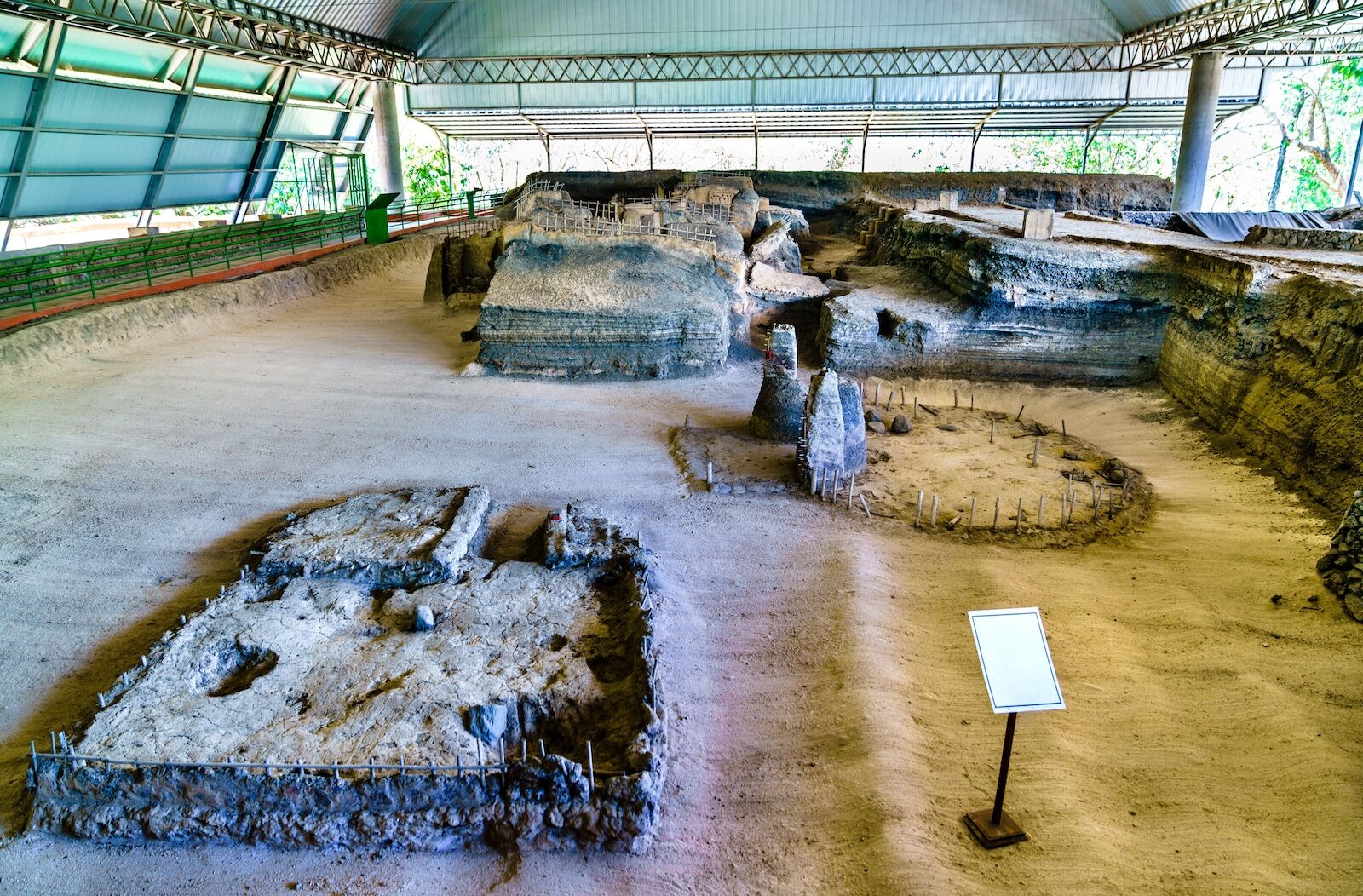 Ancient Maya site of Joya de Ceren, UNESCO world heritage in El Salvador