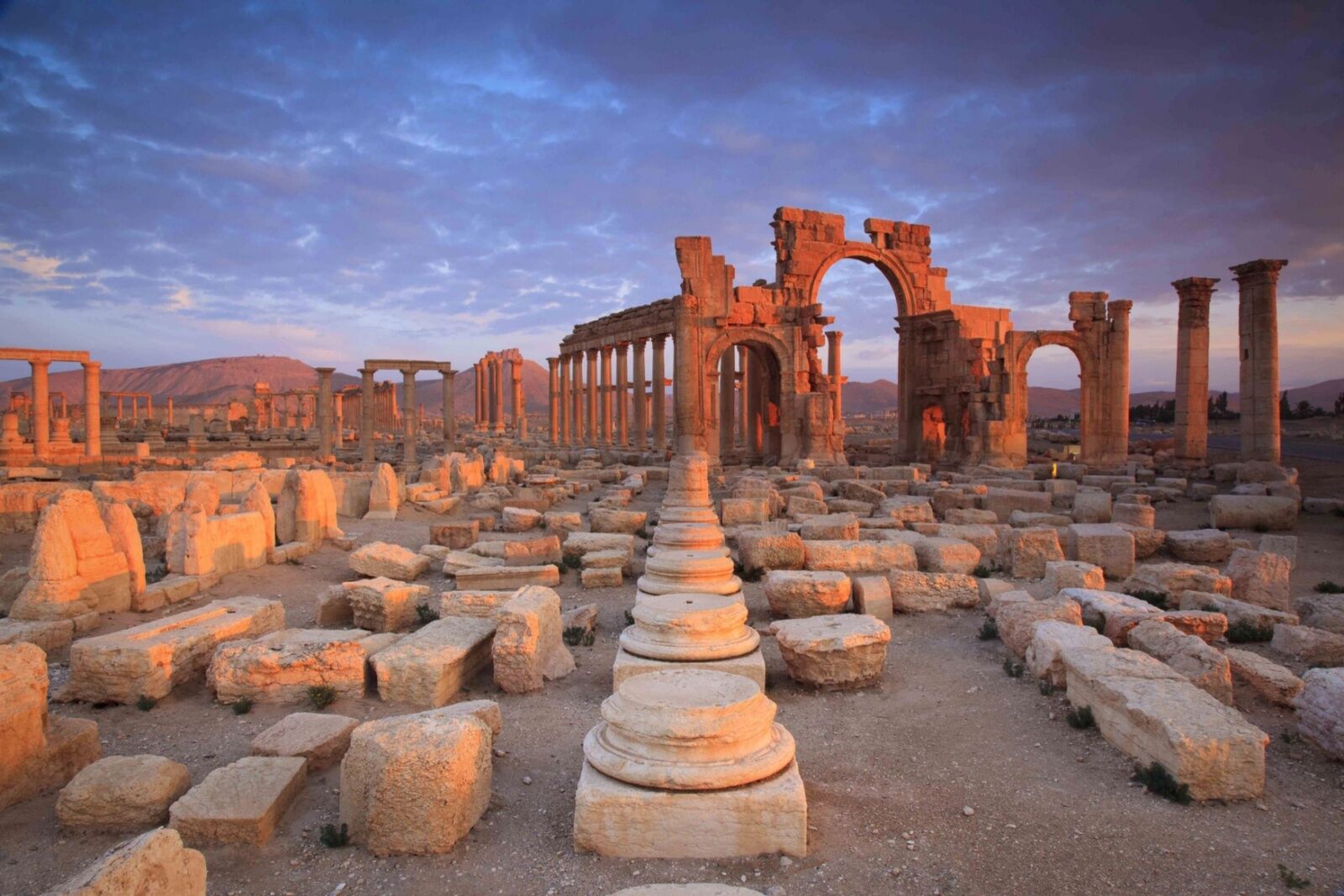 syria - partially destroyed temple of bel countries open to american travelers 