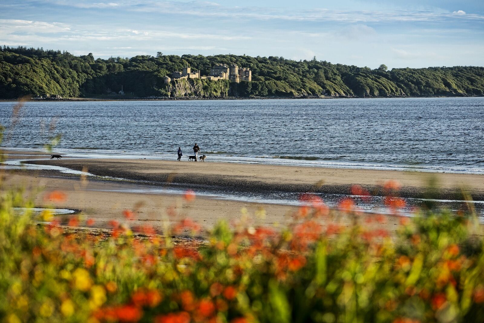 Culzean Castle from Croy Shore, South Ayrshire.Picture Credit : Paul Tomkins - famous scottih castles 