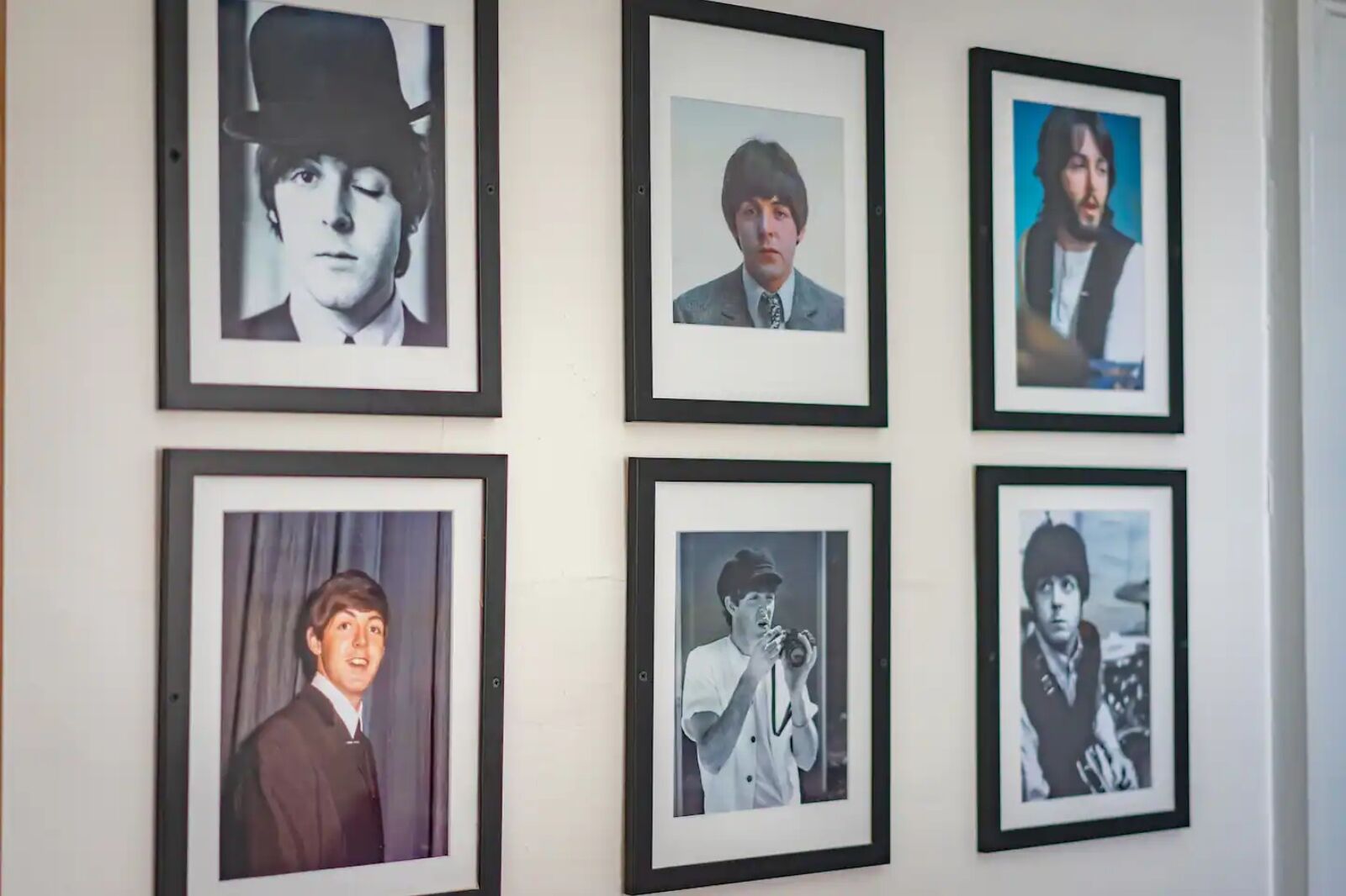 Photos of The Beatles in Casbah Coffee Club Airbnb