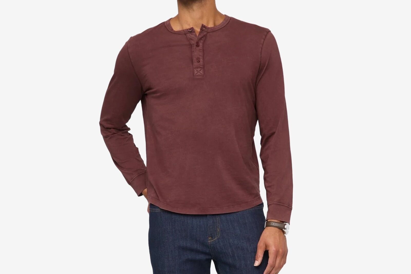 pure pima cotton vintage henley from duer